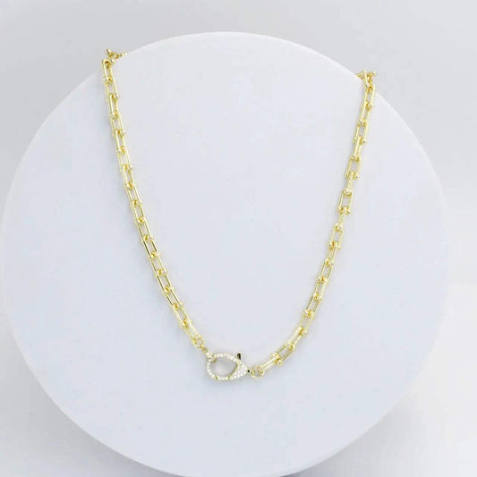 Radiant Lock Necklace