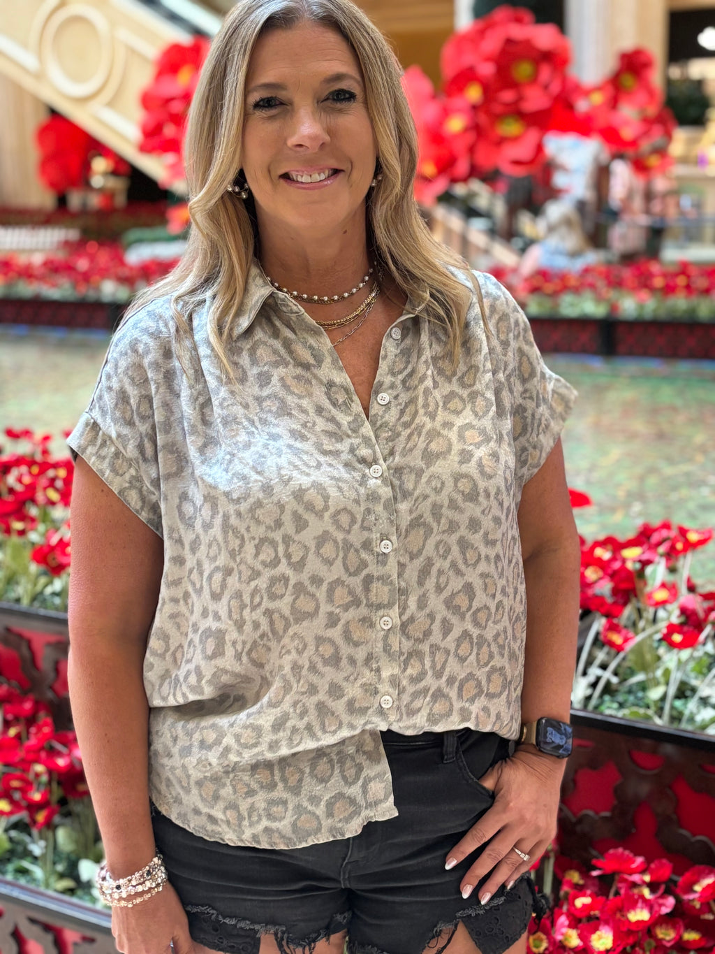 In The Jungle Leopard Blouse