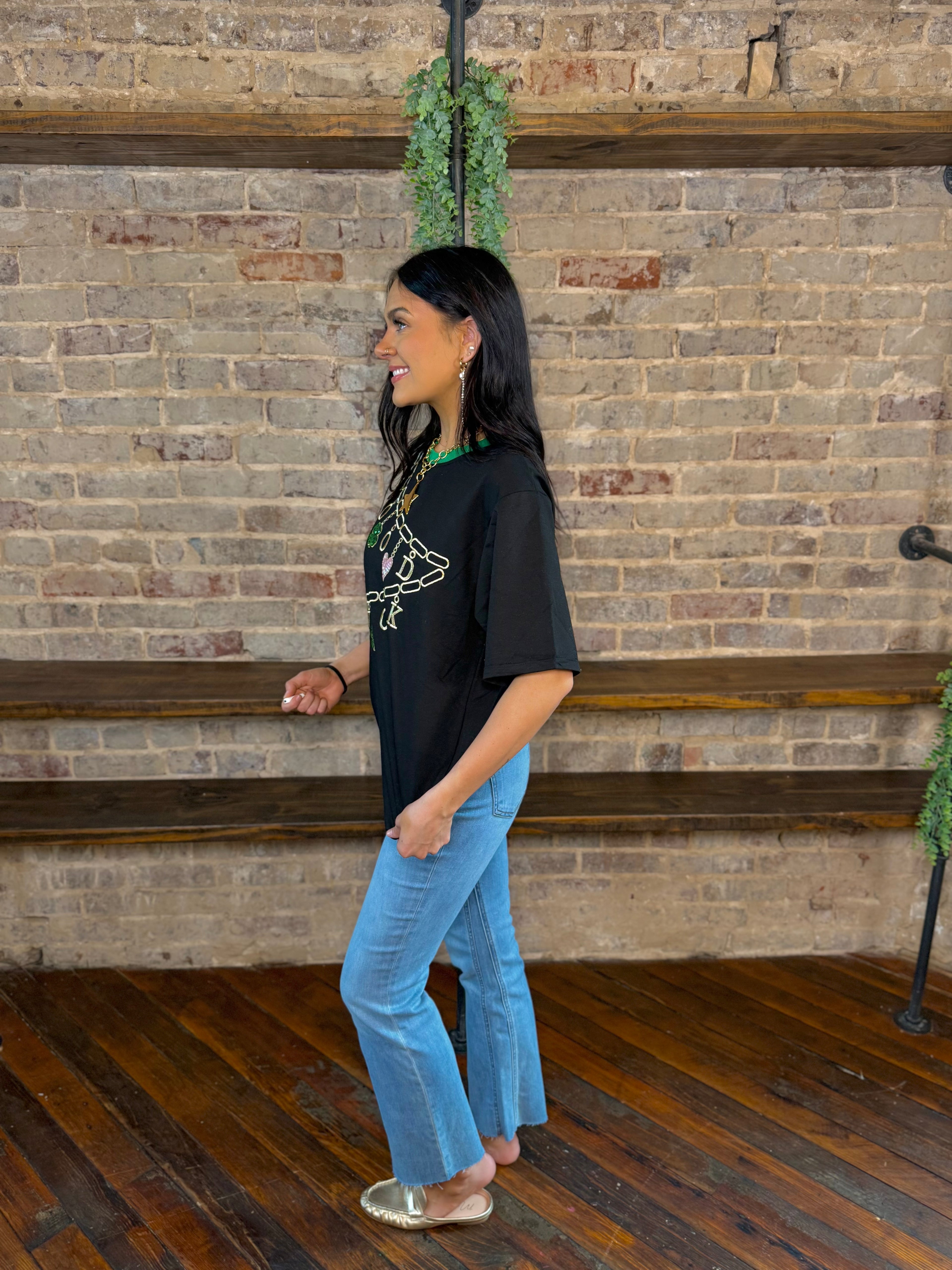 Good Luck Charm Necklace T-Shirt | PLUS SIZE AVAILABLE