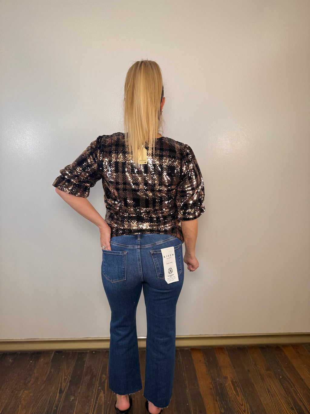 Tummy Control High Rise Crop Straight Jeans | Risen Jeans | PLUS SIZE AVAILABLE