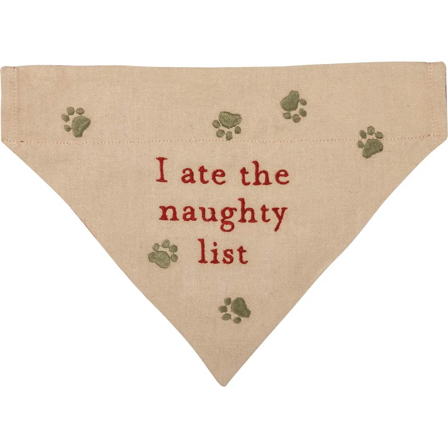 Large Christmas Dog Bandana