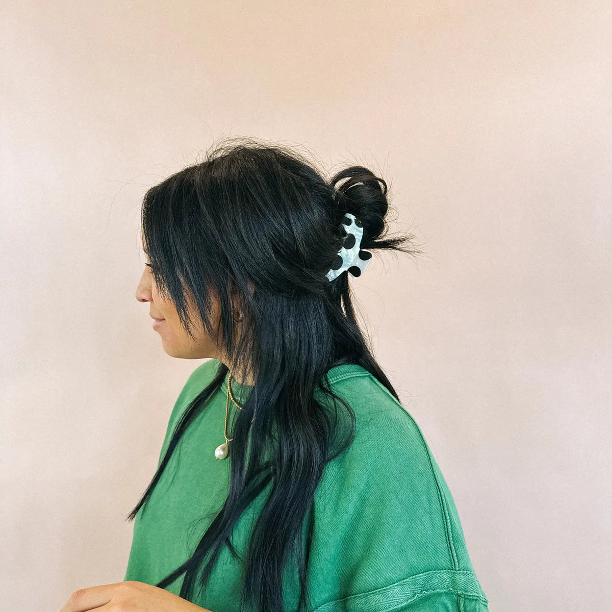 Polka Dot Hair Clip