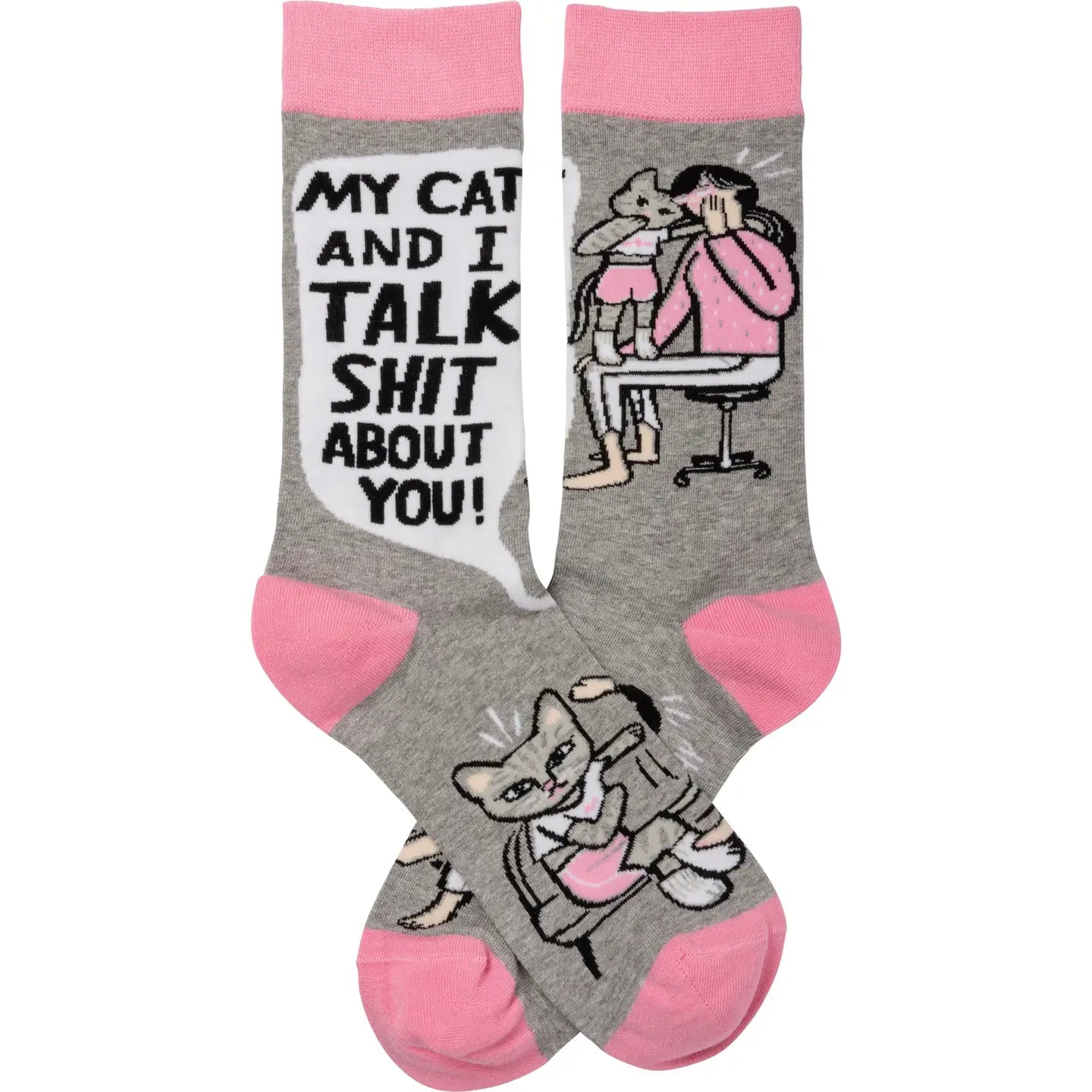 Classic Woven Cat Socks