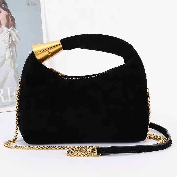 Oli Suede Hobo Bag