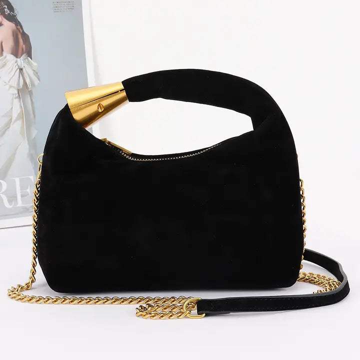 Oli Suede Hobo Bag