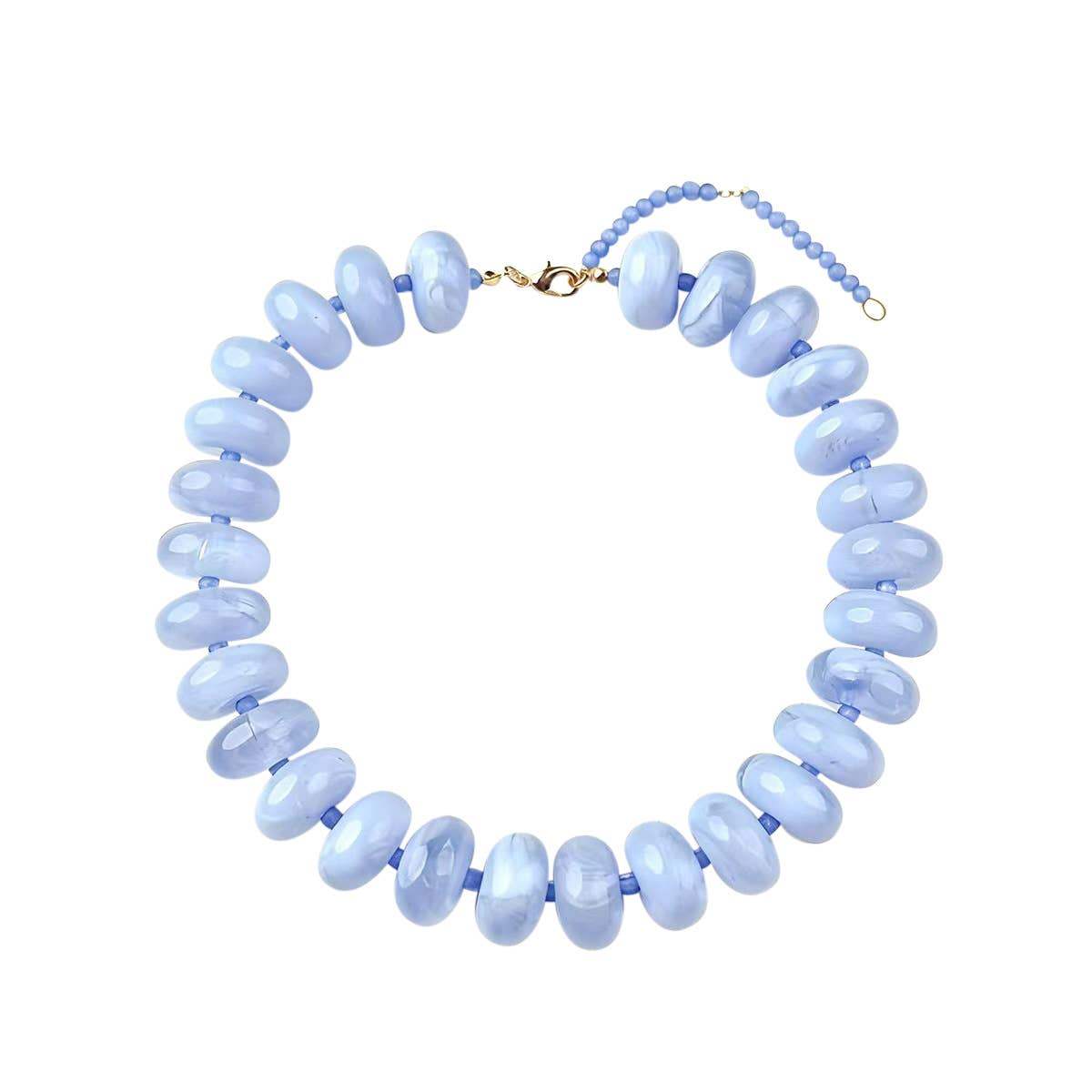Chunky Statement Beaded Necklace