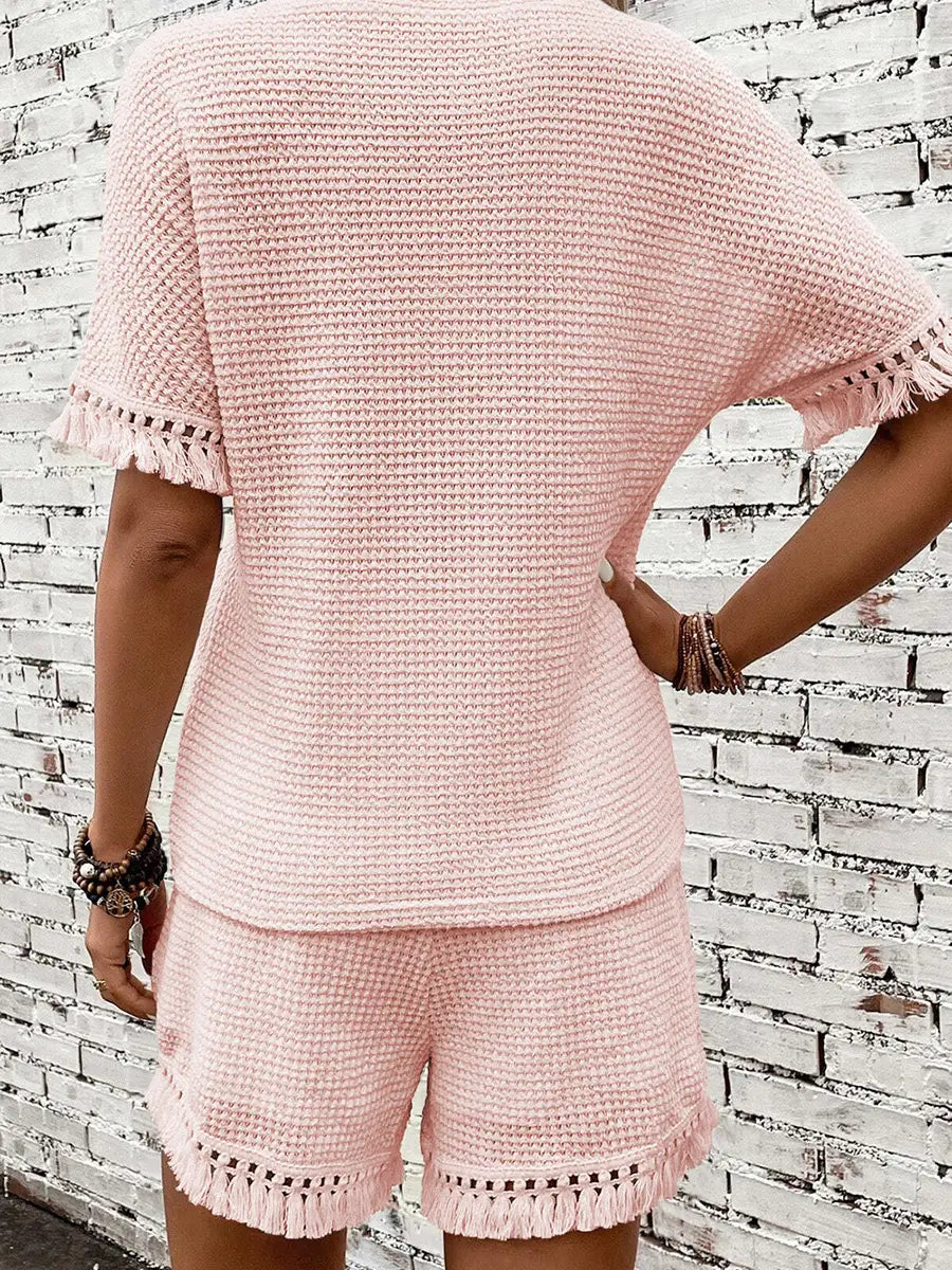 Mirabel Textured Tassel Set