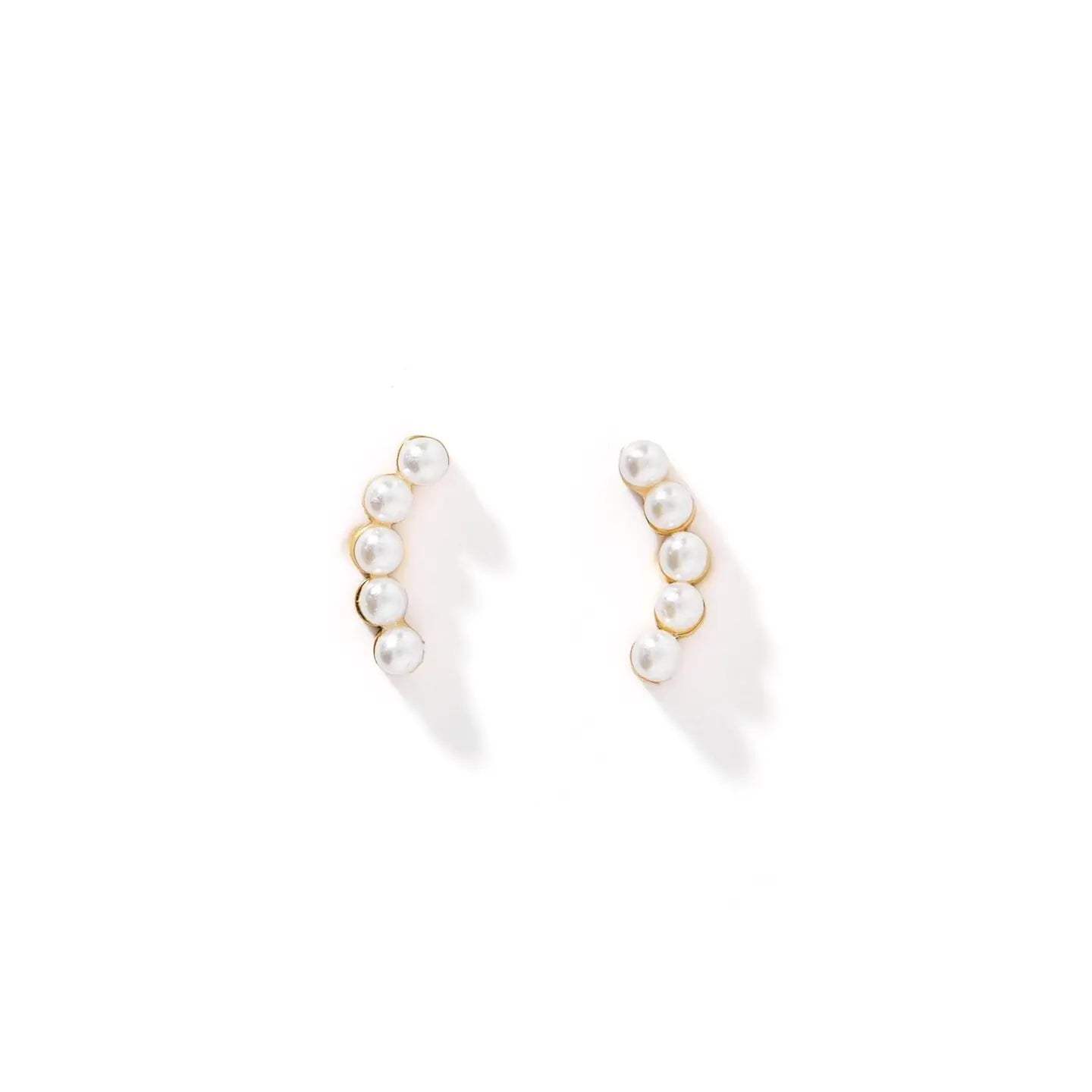 Abigail Pearl Screwback Stud Earrings