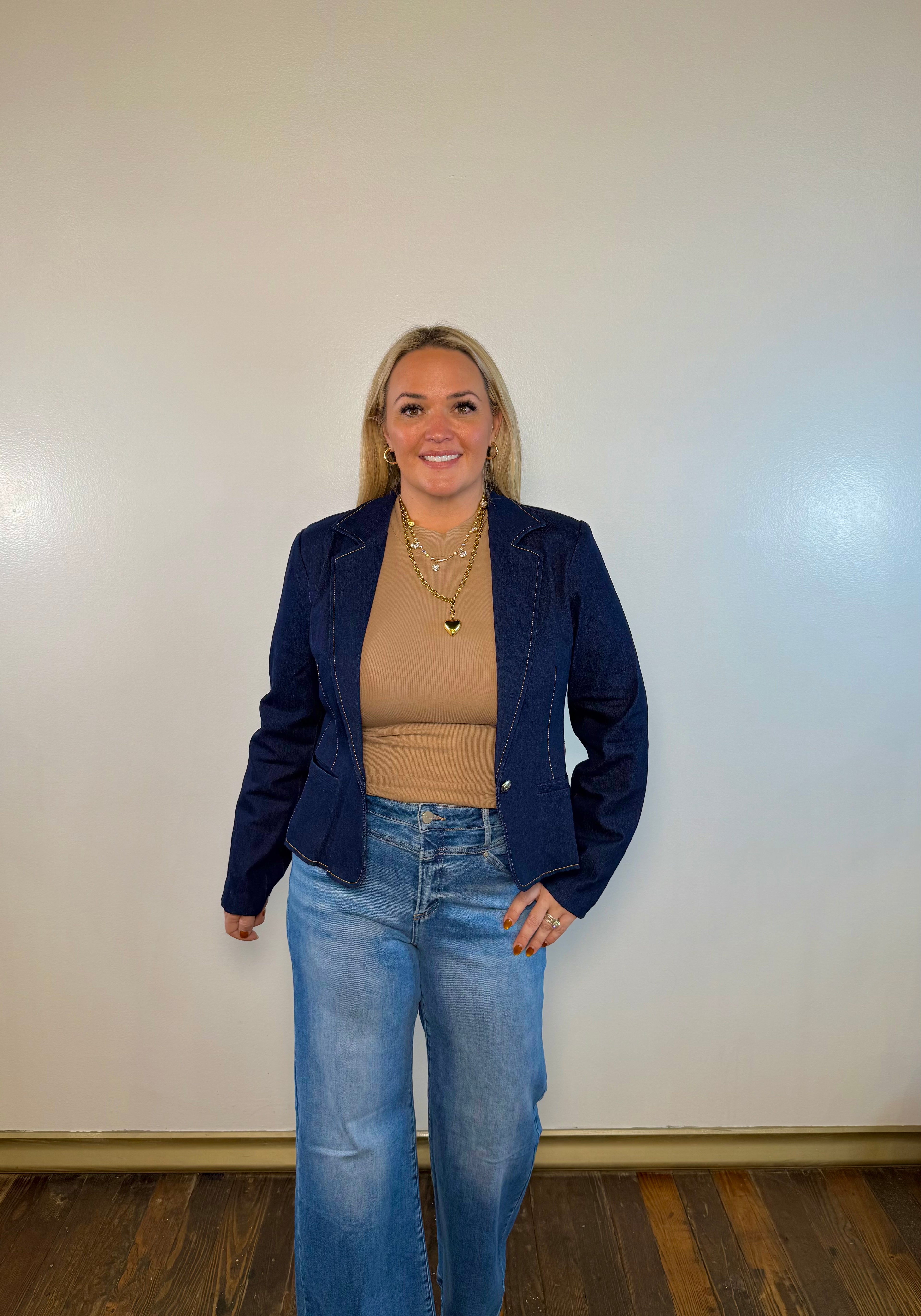Lynn Denim Blazer
