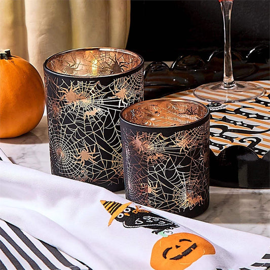 Spiderweb Candle Holders