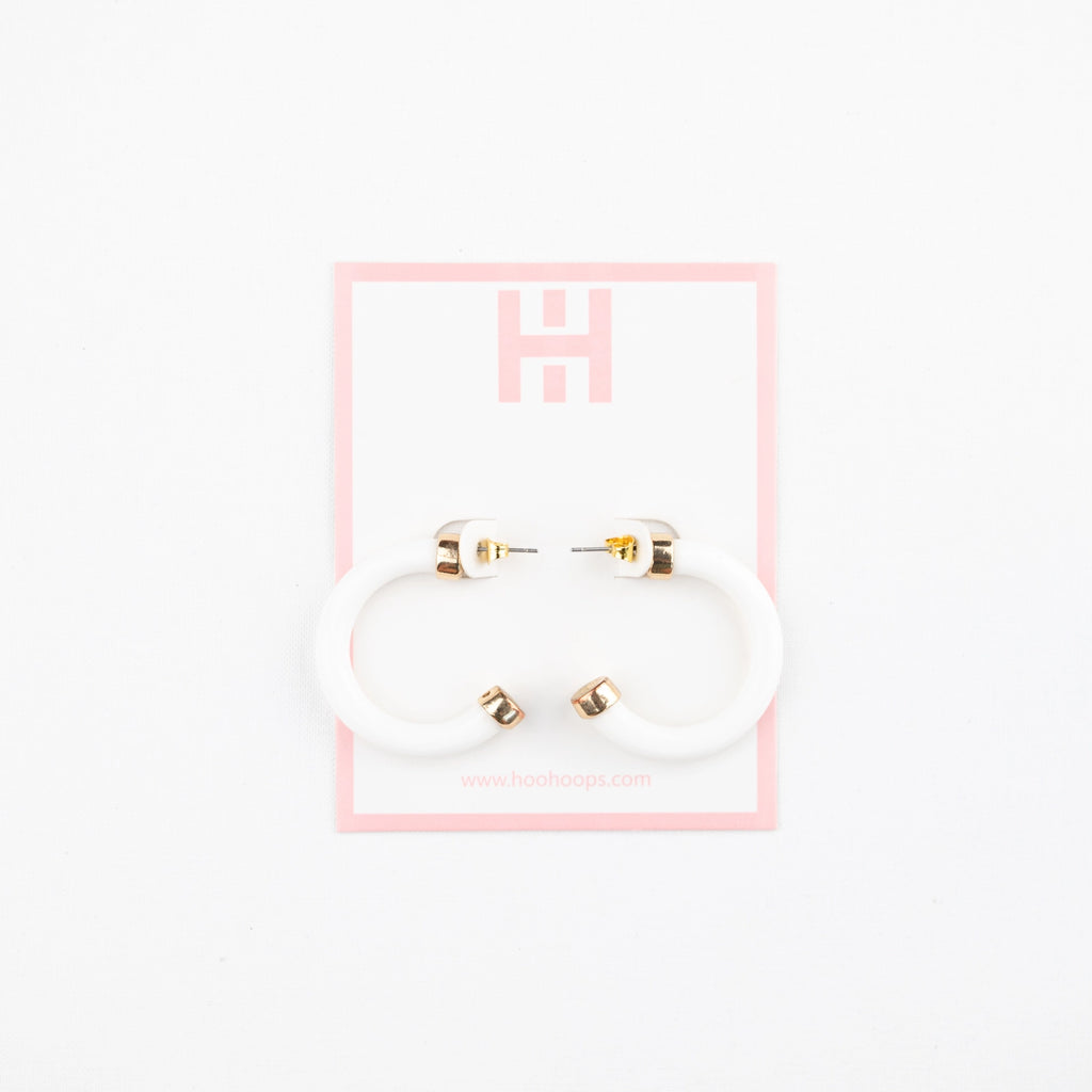 Hypoallergenic Small Acrylic Hoops