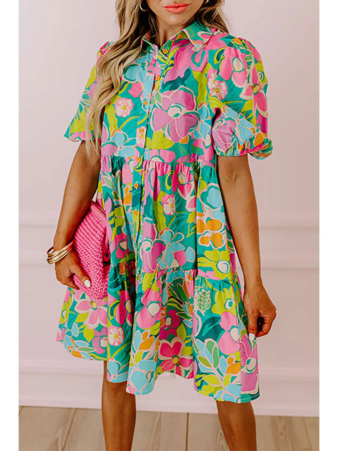 Vivienne Babydoll Mini Dress