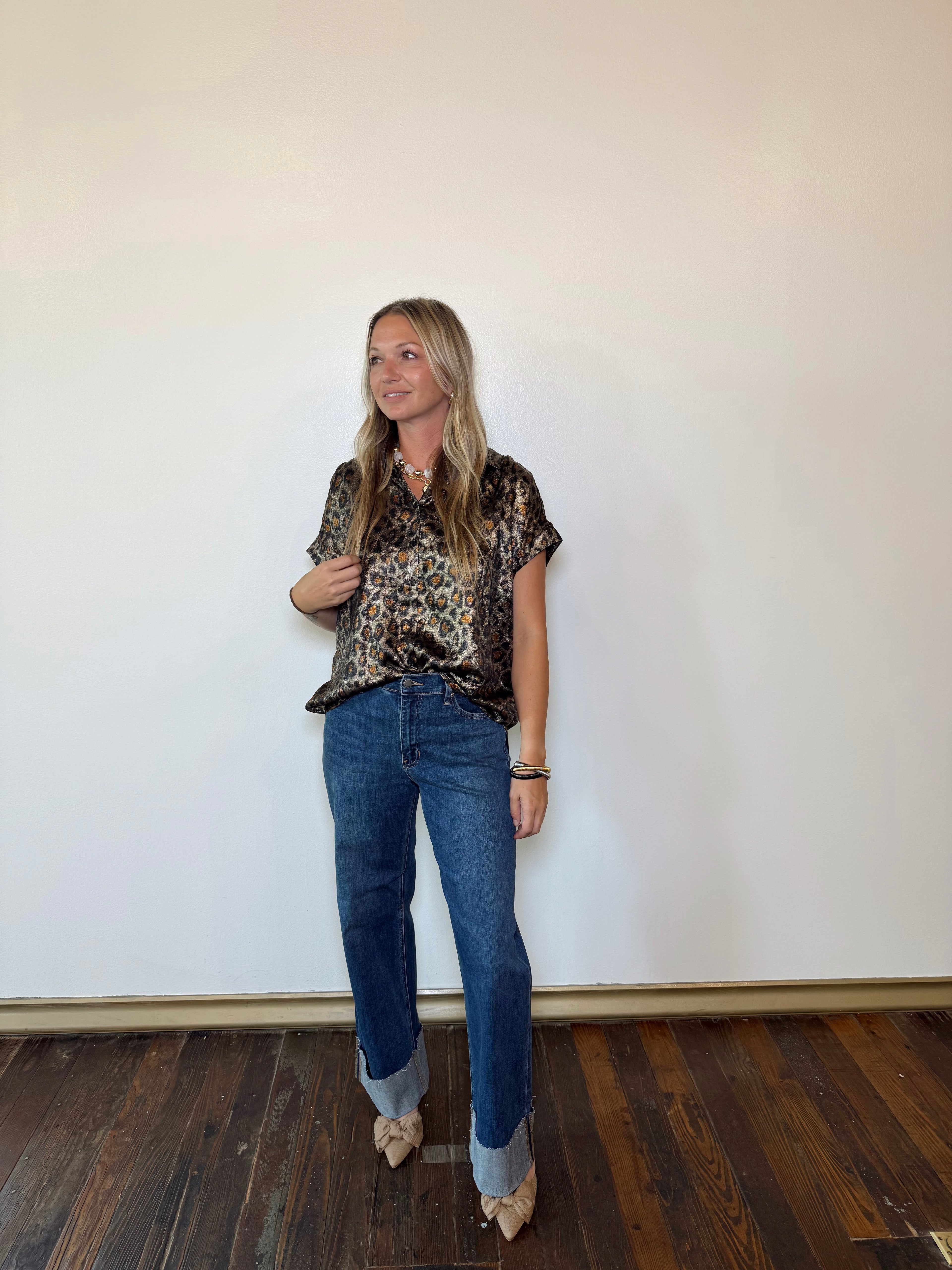 In The Jungle Leopard Blouse
