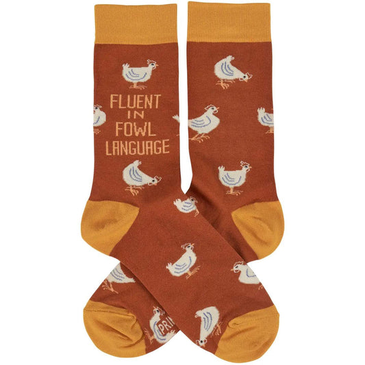 Classic Woven Crew Socks - Animals