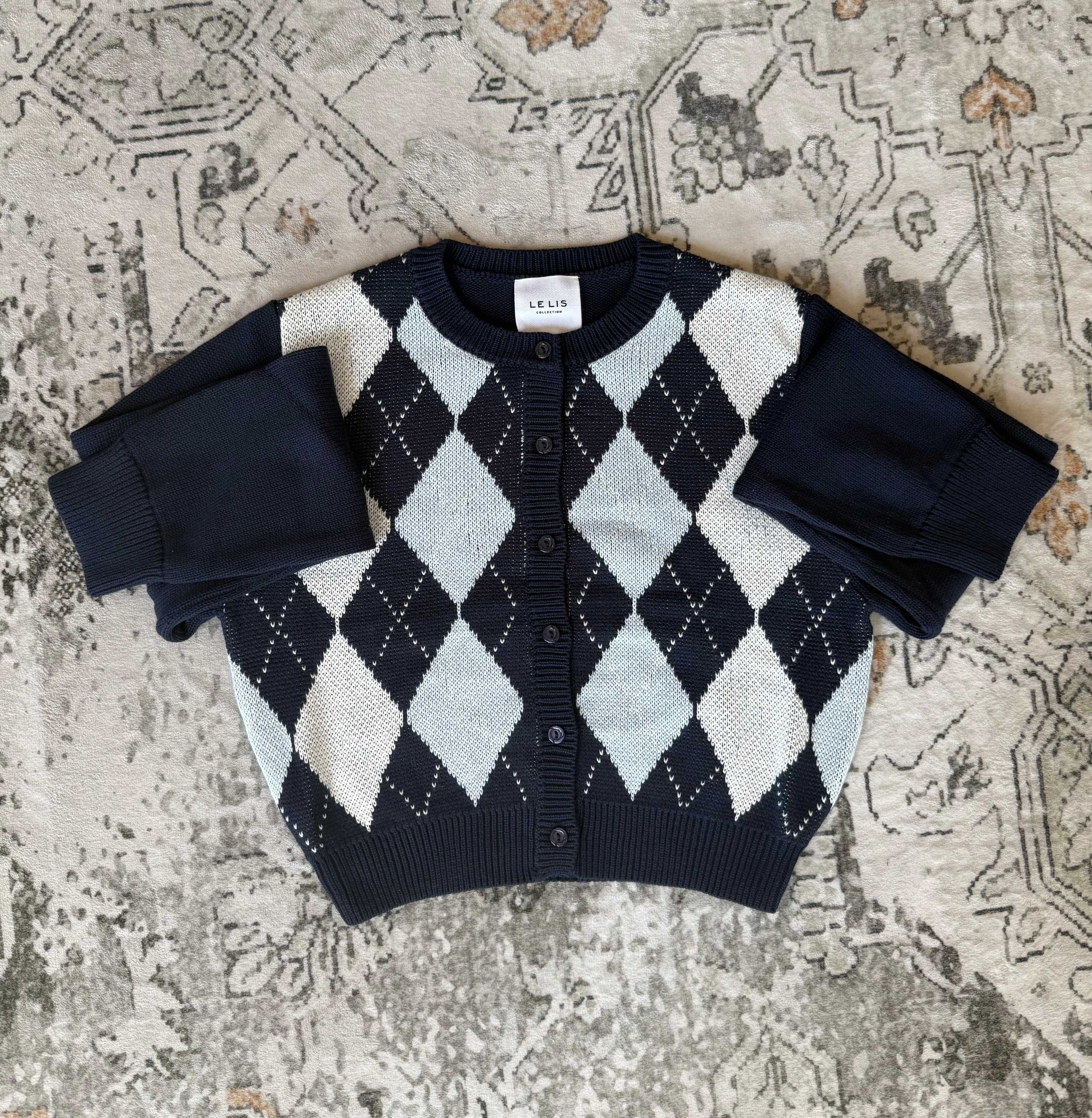 Argyle Allure Cardigan