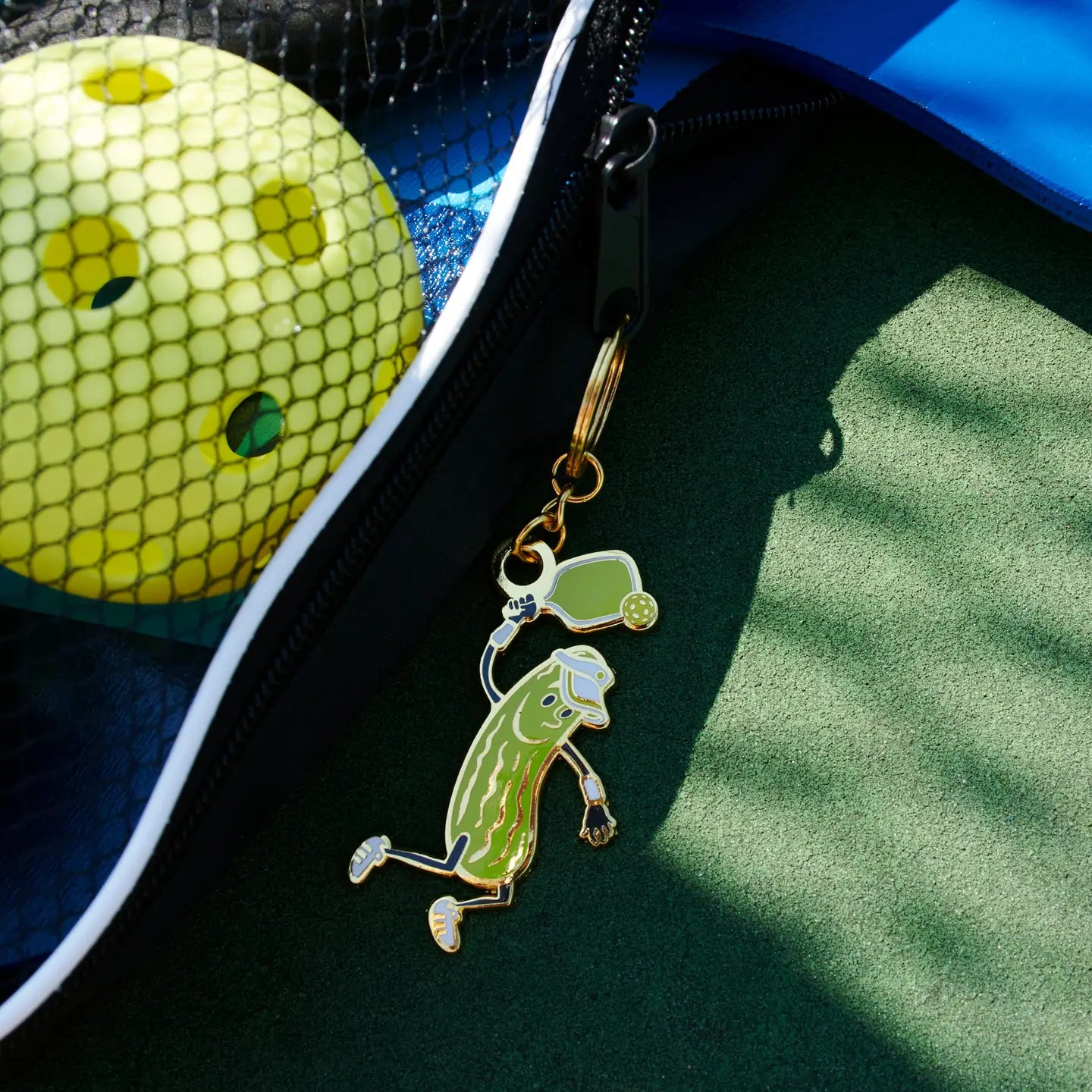 Pickleball Keychain