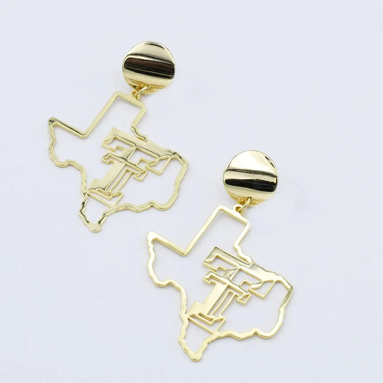 Texas Tech Map Earrings