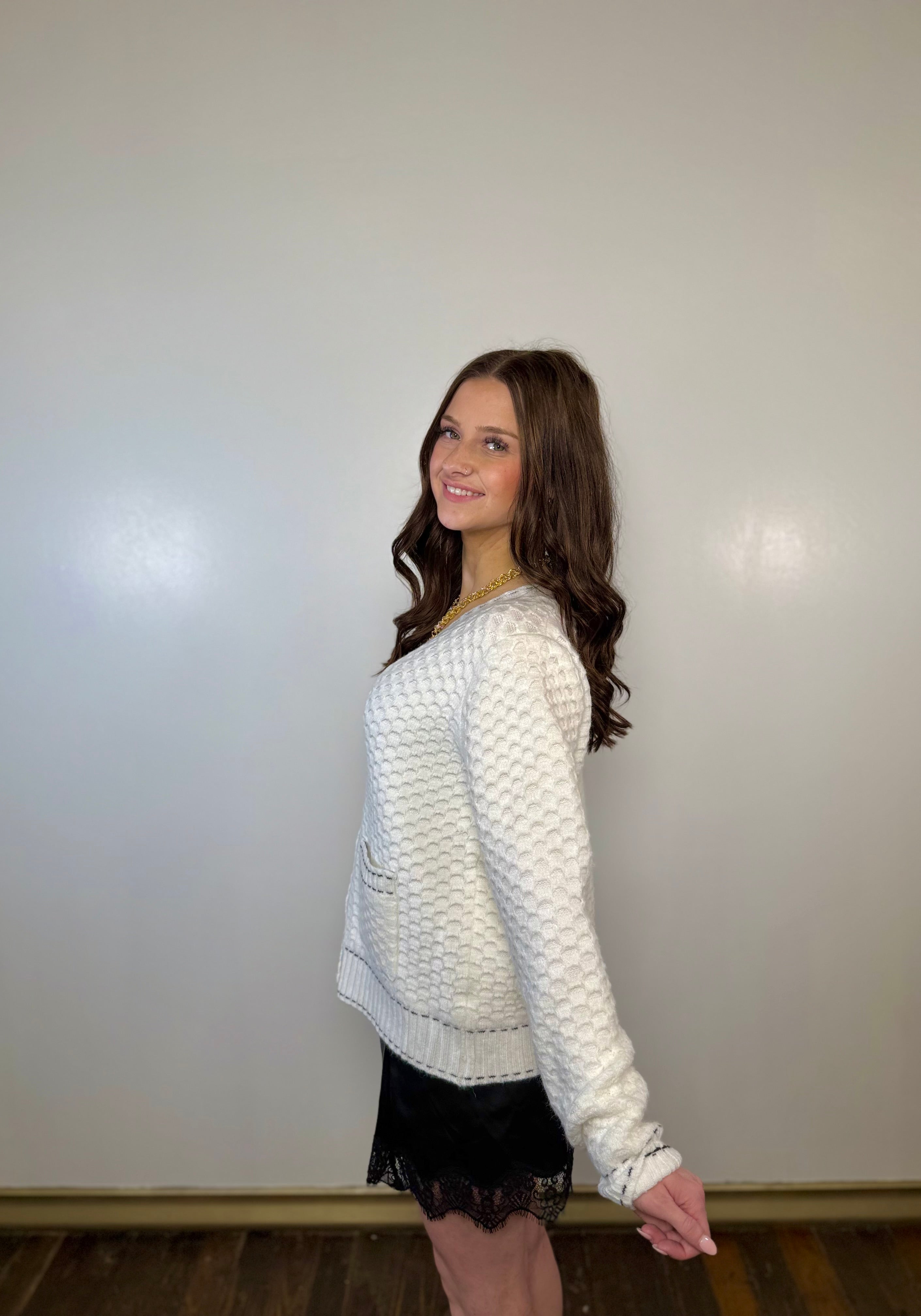 Cozy Grove Contrast Cardigan