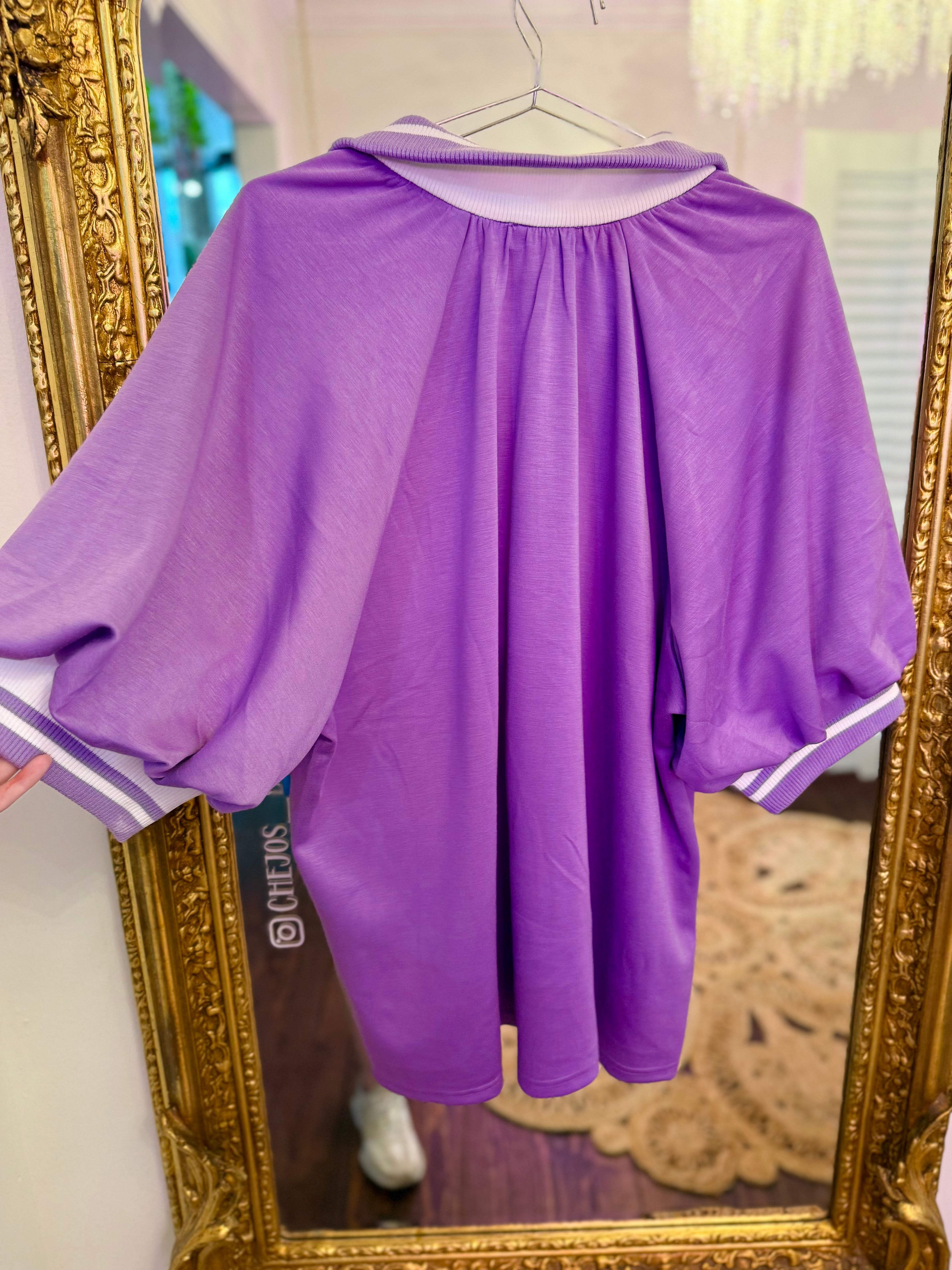 PLUS SIZE | Clyde Puff Raglan Knit Top