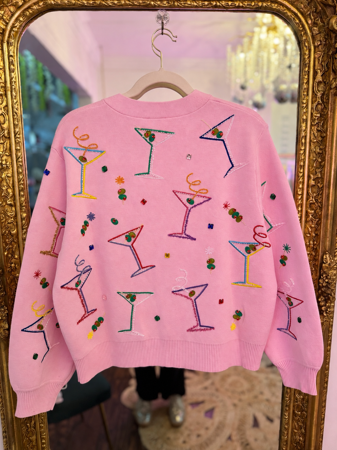 Pink Martini Button Up Cardigan | Queen of Sparkles