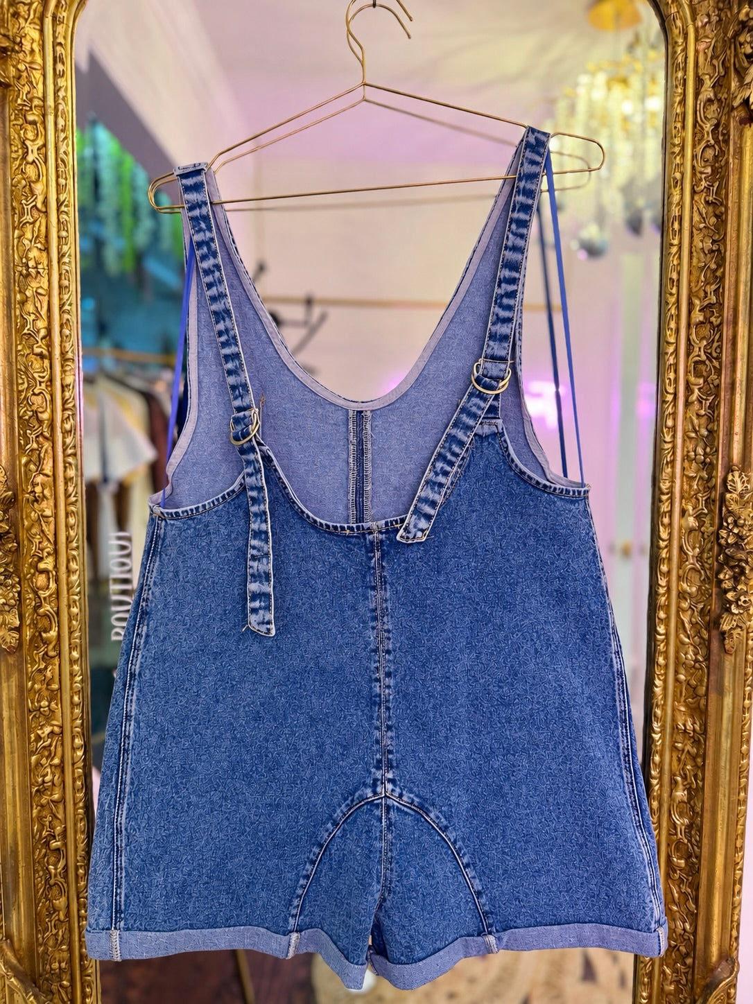 Off Duty Oversized Denim Romper