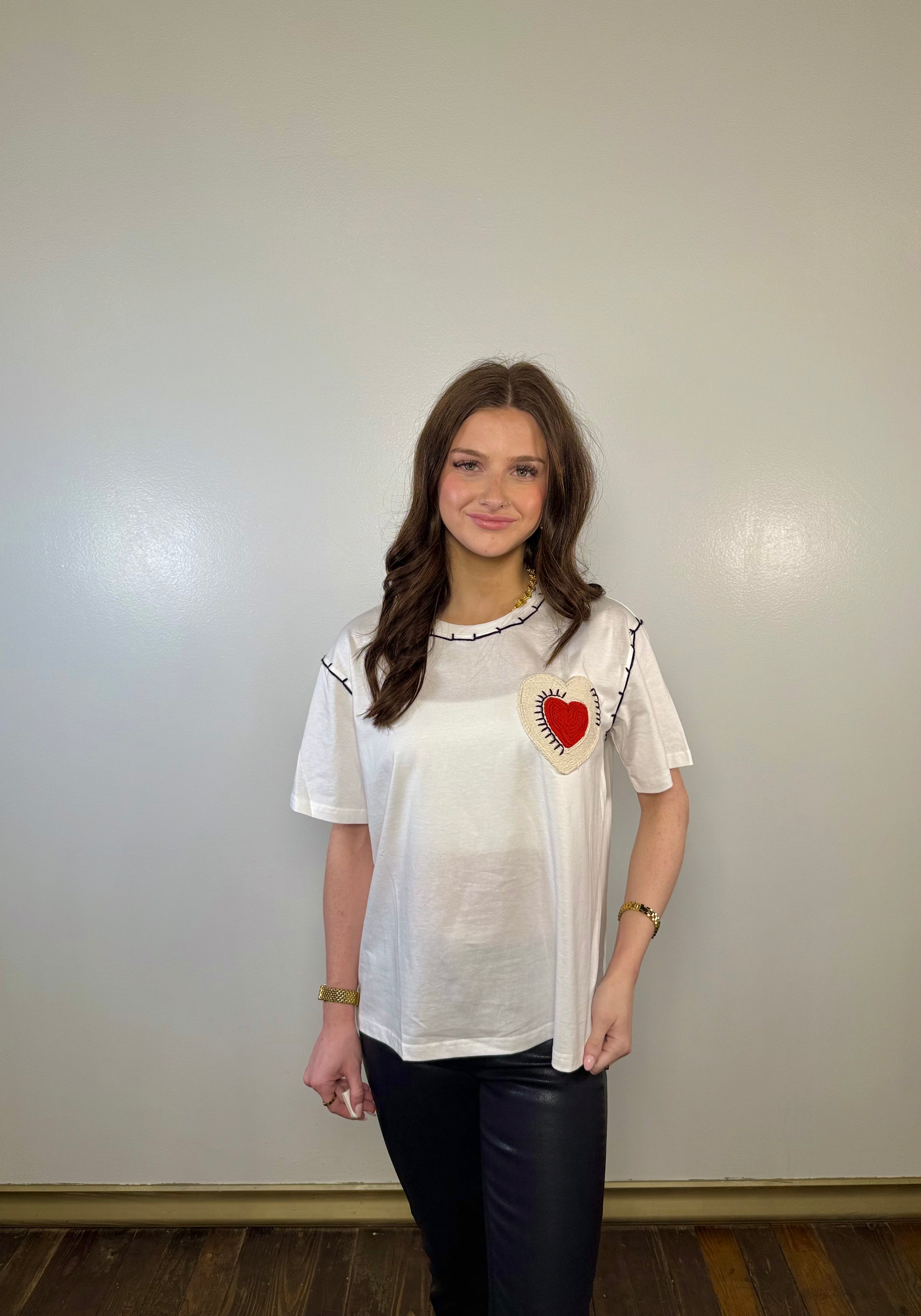Threaded Heart Graphic Tee