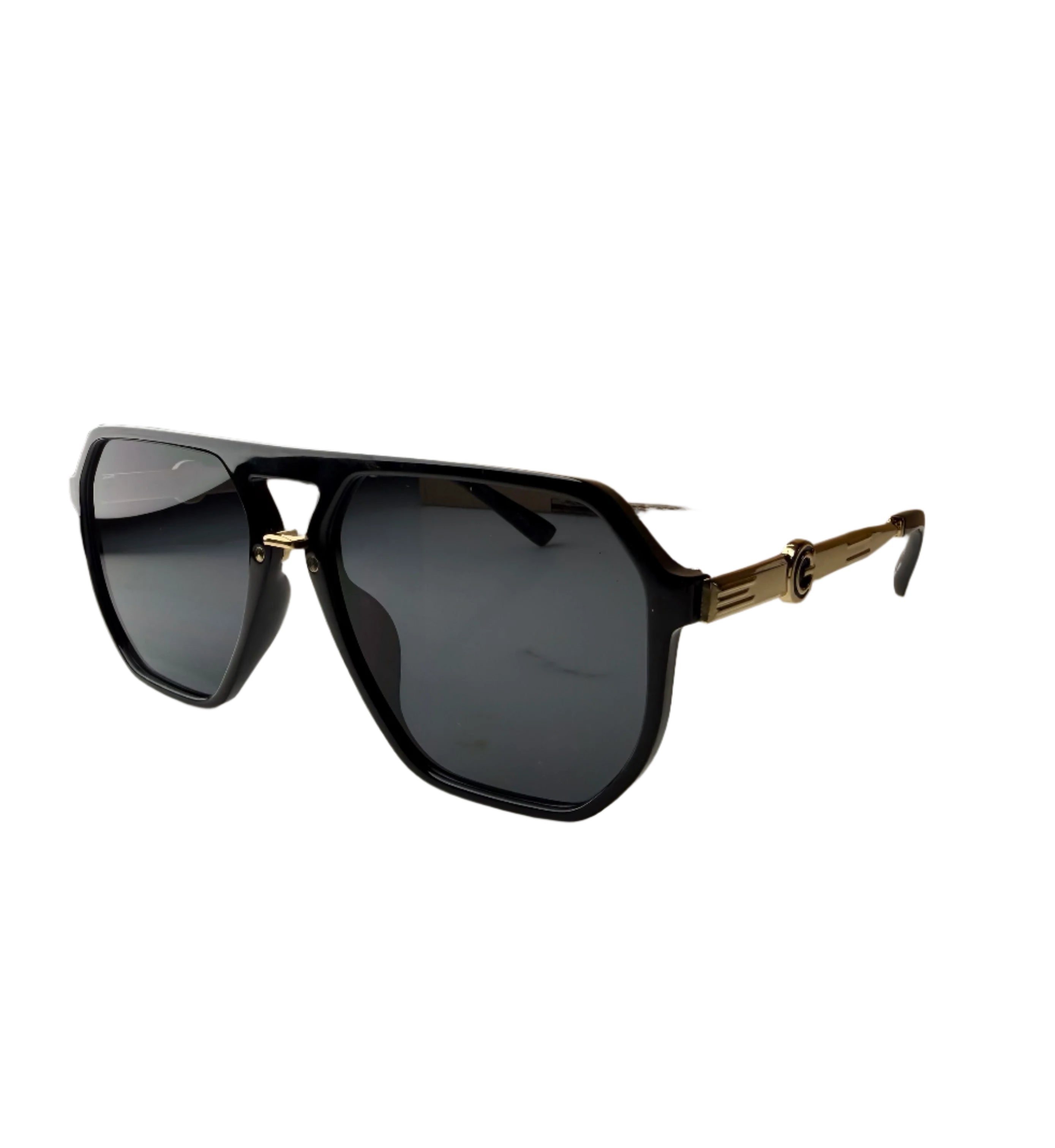 Kylie Geometric Thin Frame Sunglasses