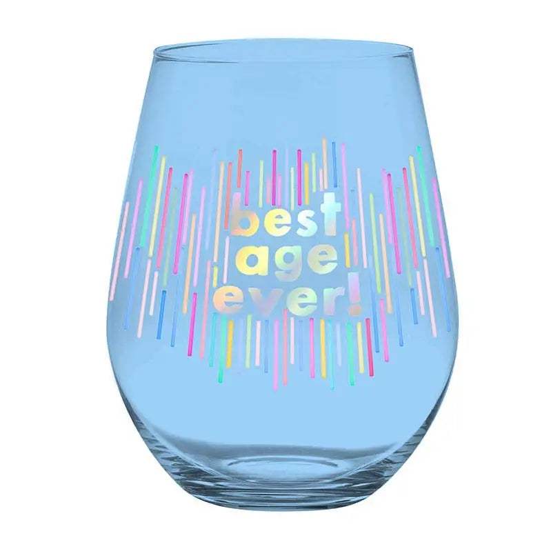 30oz Jumbo Birthday Wine Glass
