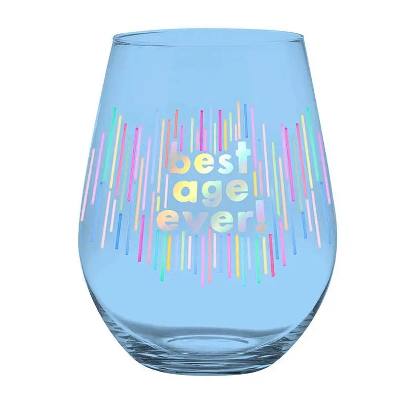Birthday 30oz Jumbo Wine Glass