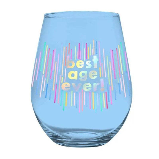 30oz Jumbo Birthday Wine Glass