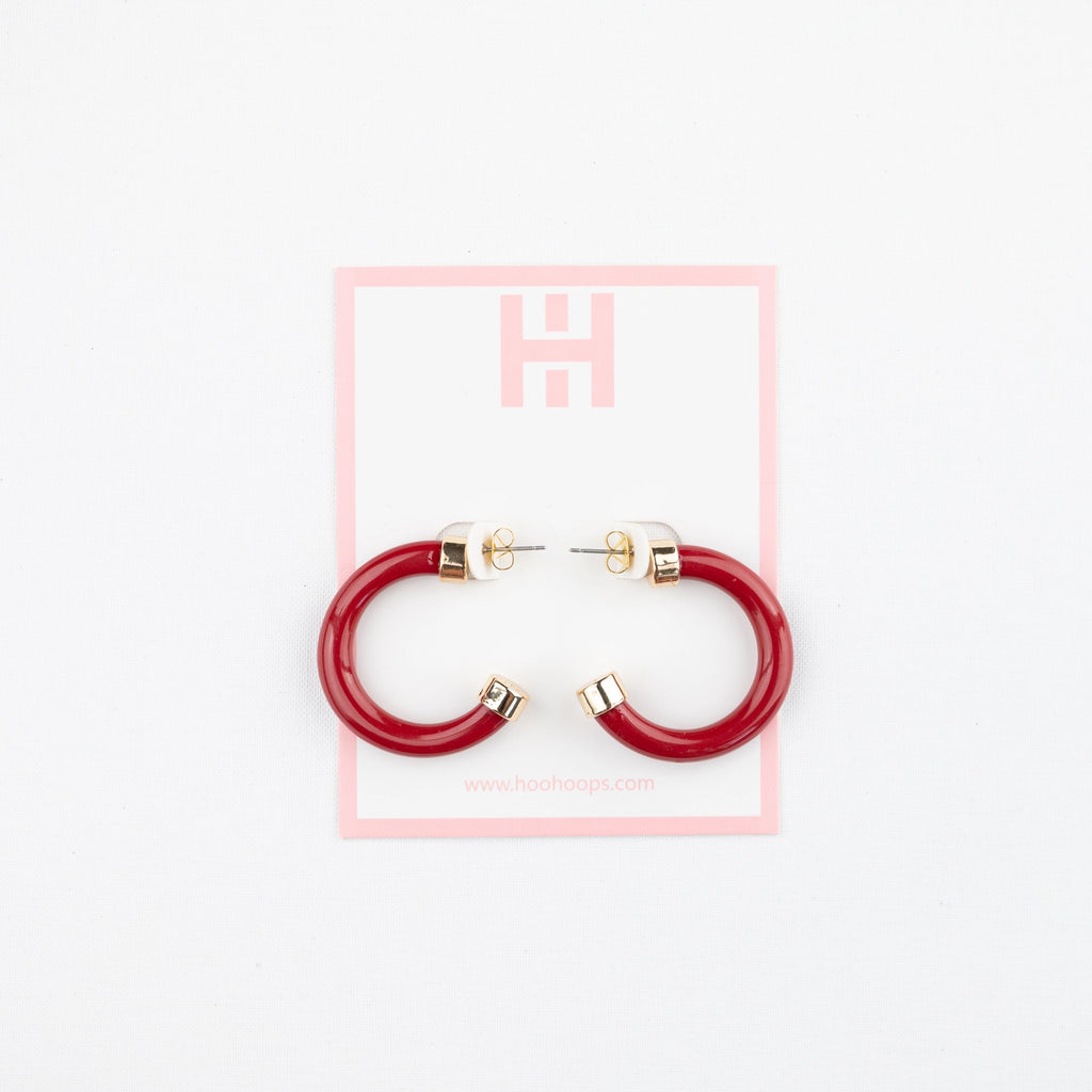 Hypoallergenic Small Acrylic Hoops