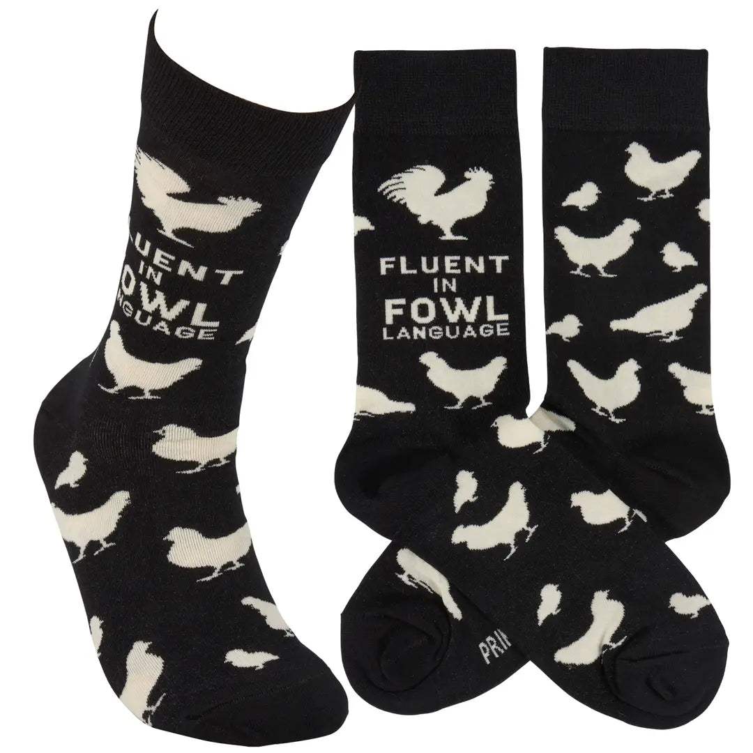 Classic Woven Crew Socks - Animals