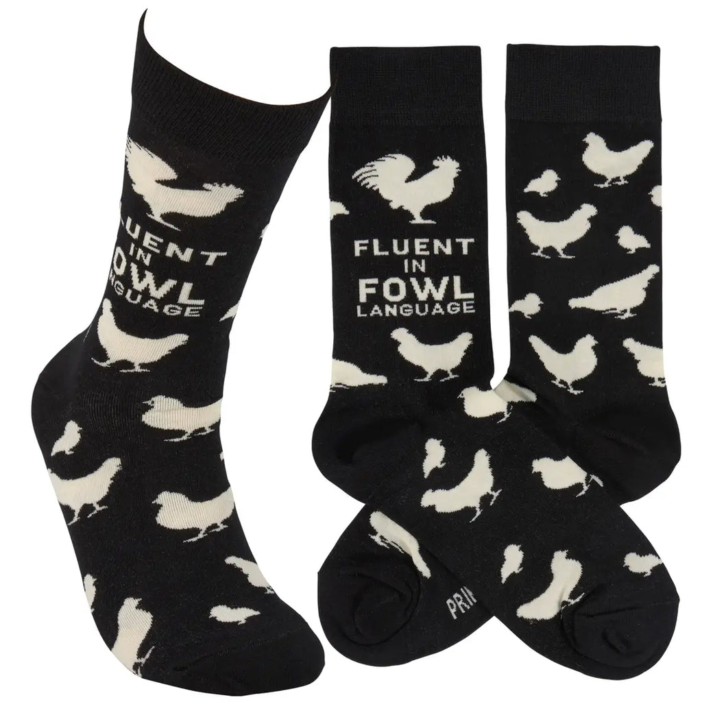 Classic Woven Crew Socks - Animals