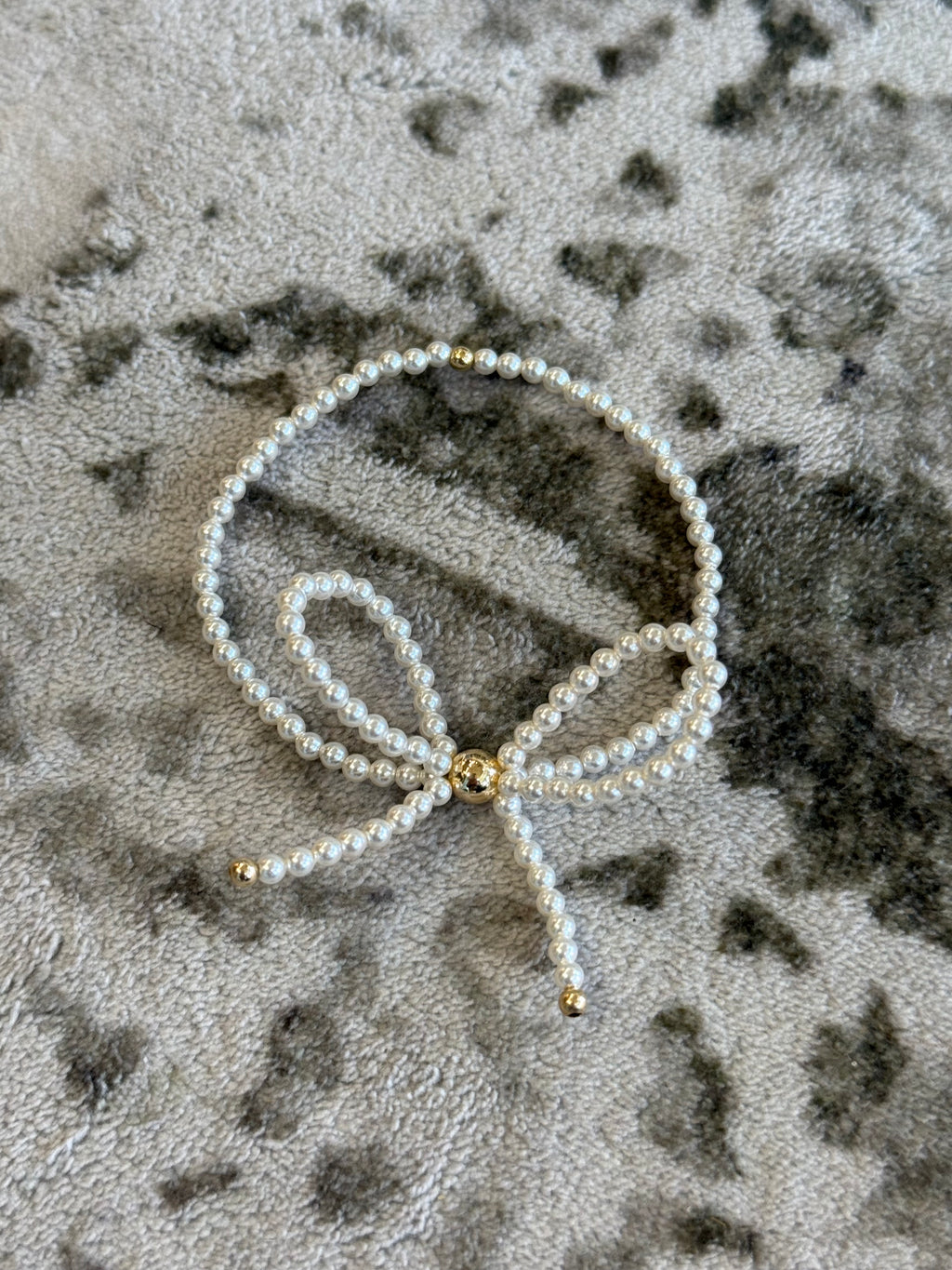 Waterproof Beaded Bow Bracelet