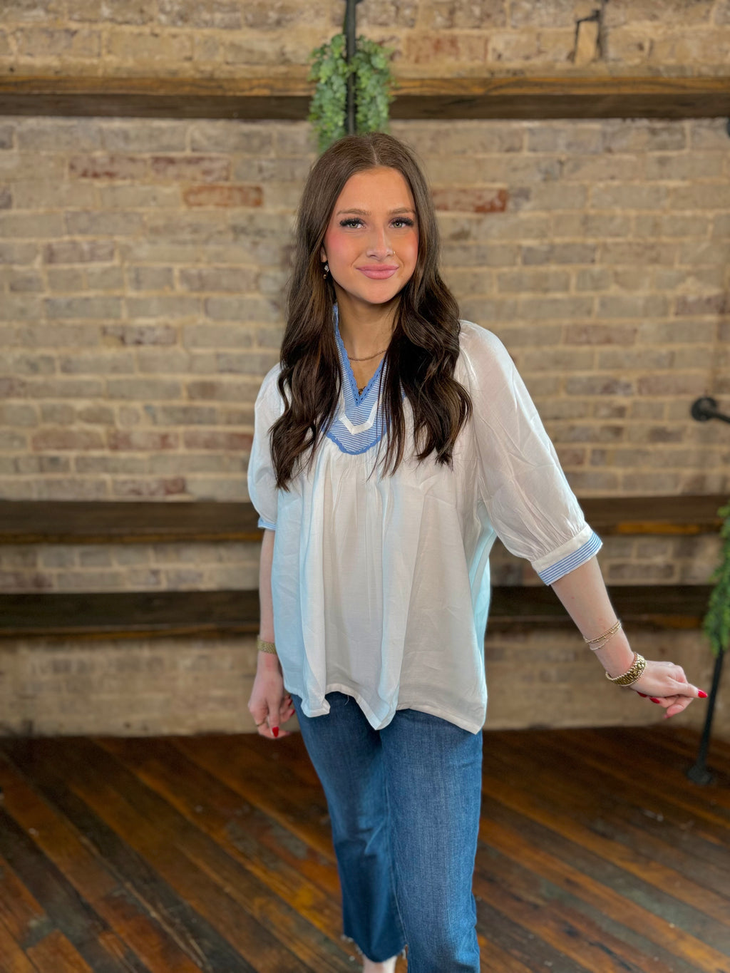 Urban Edge Pleated Blouse