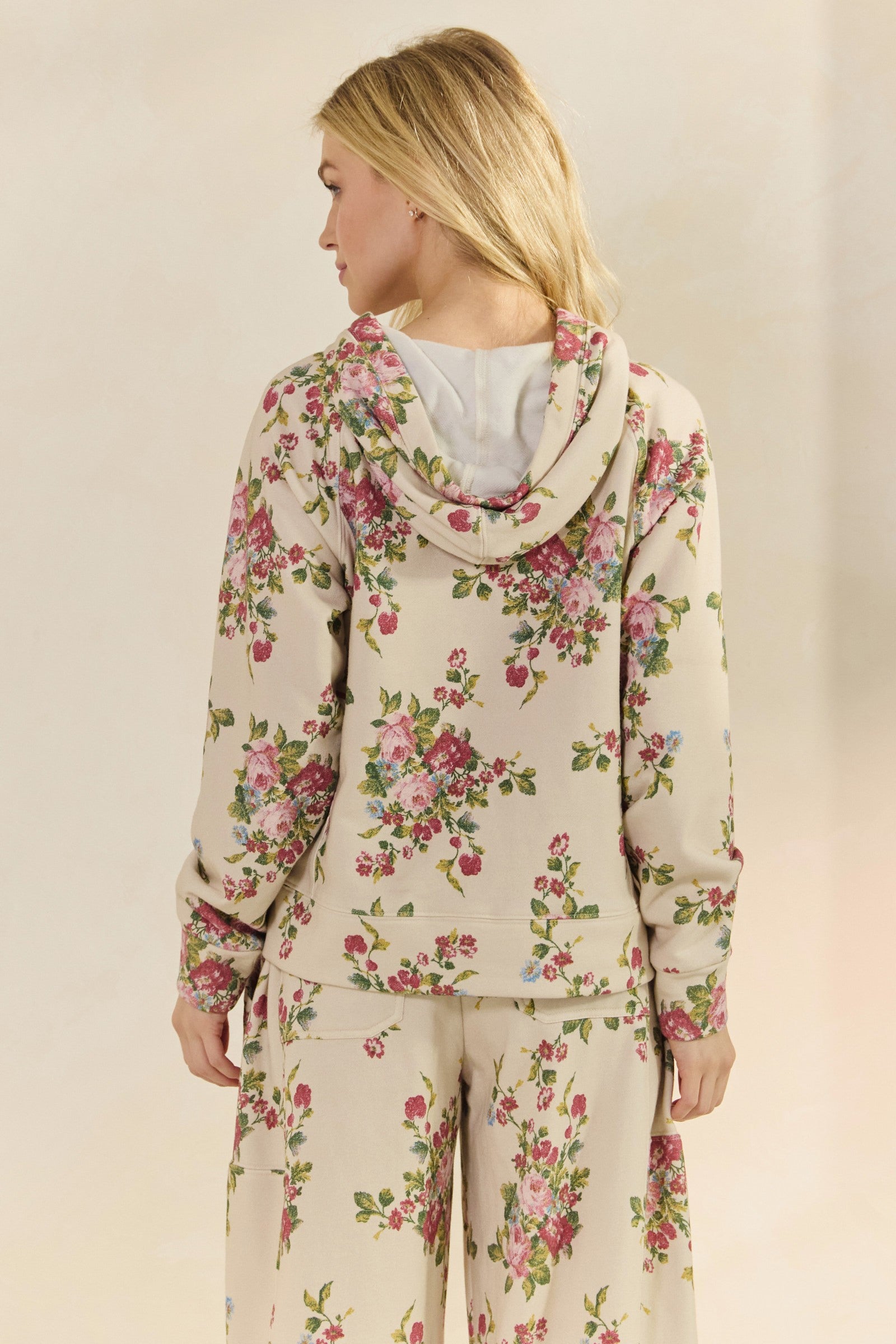 Wildflower Folk French Terry Hoodie