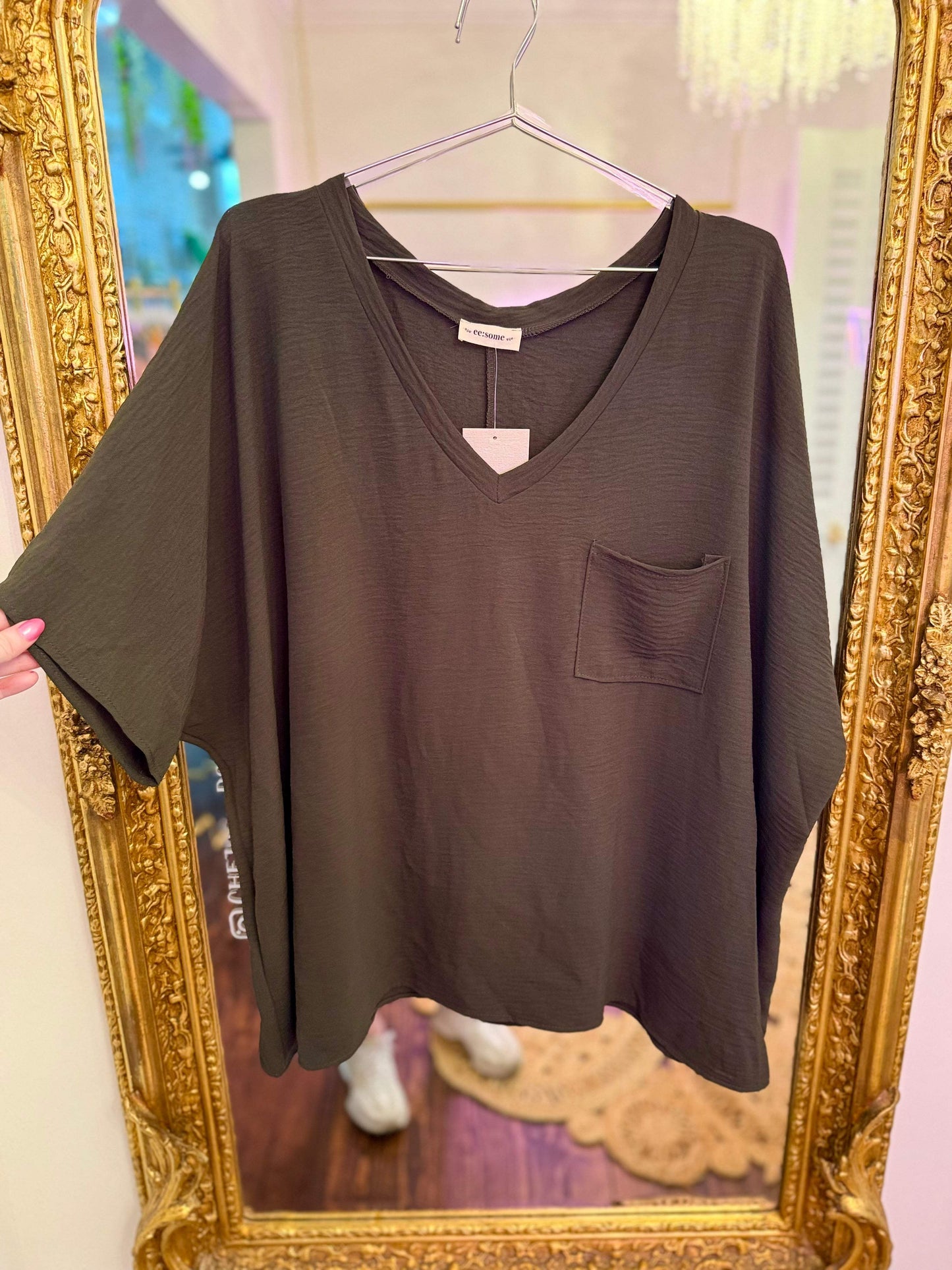 PLUS SIZE | Lindsey Woven Top