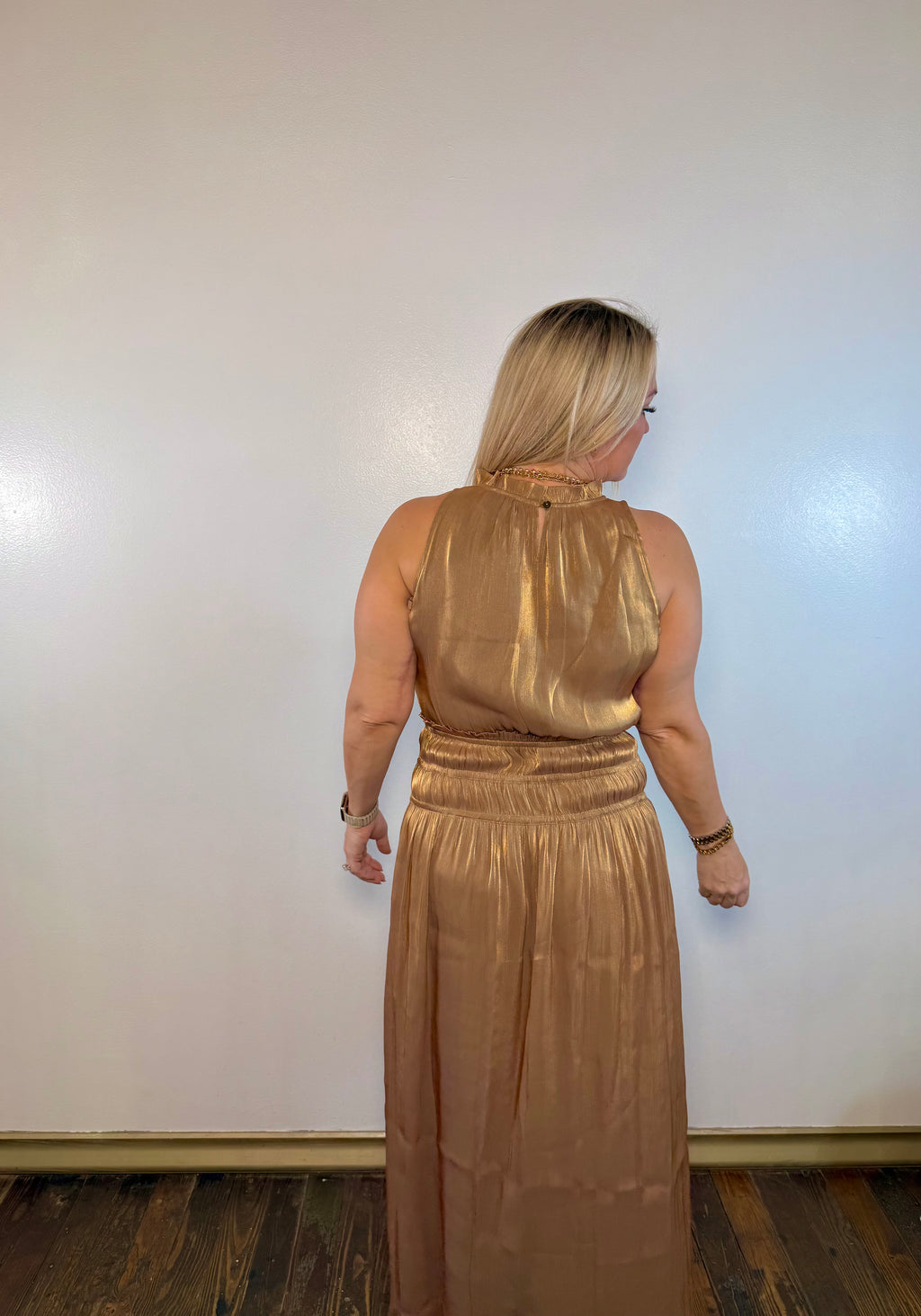 Juniper Metallic Maxi Dress