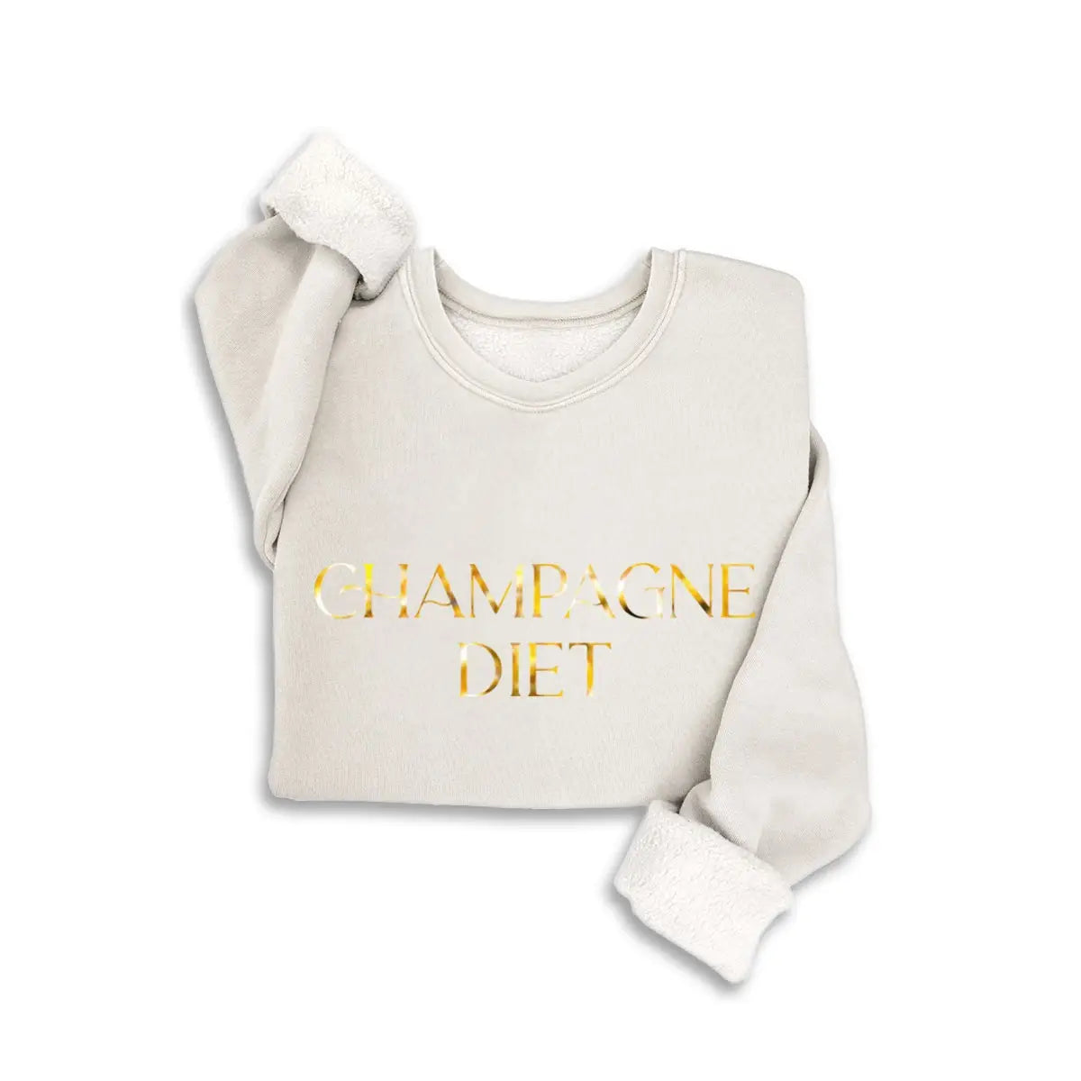 'Champagne Diet' Graphic Sweatshirt