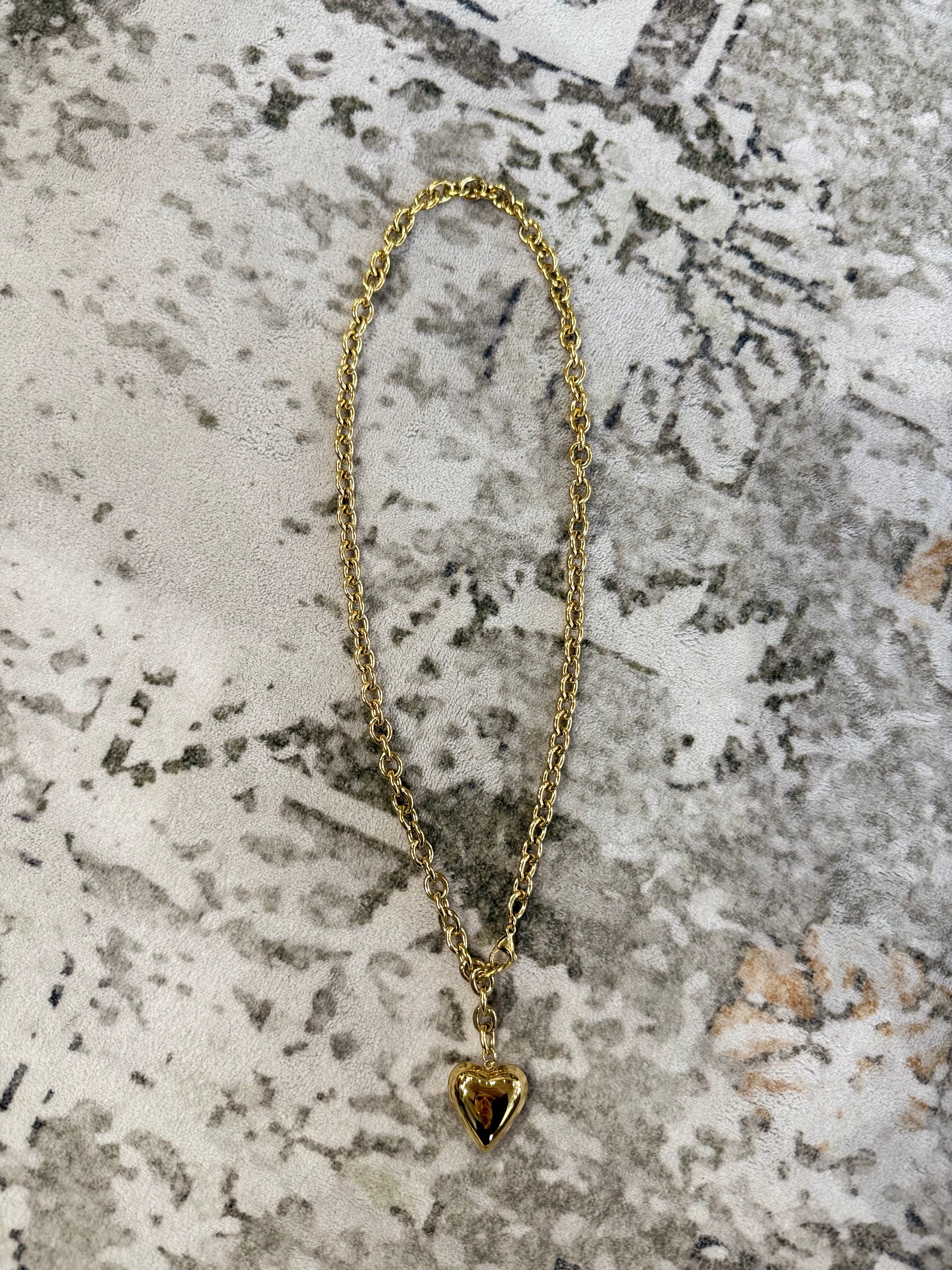 Adjustable Heart Chain Necklace