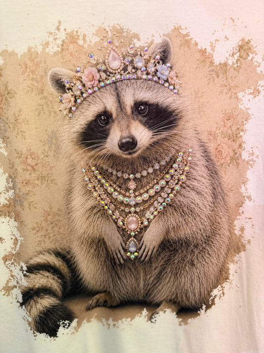Wild Raccoon Wallpaper Graphic Tee