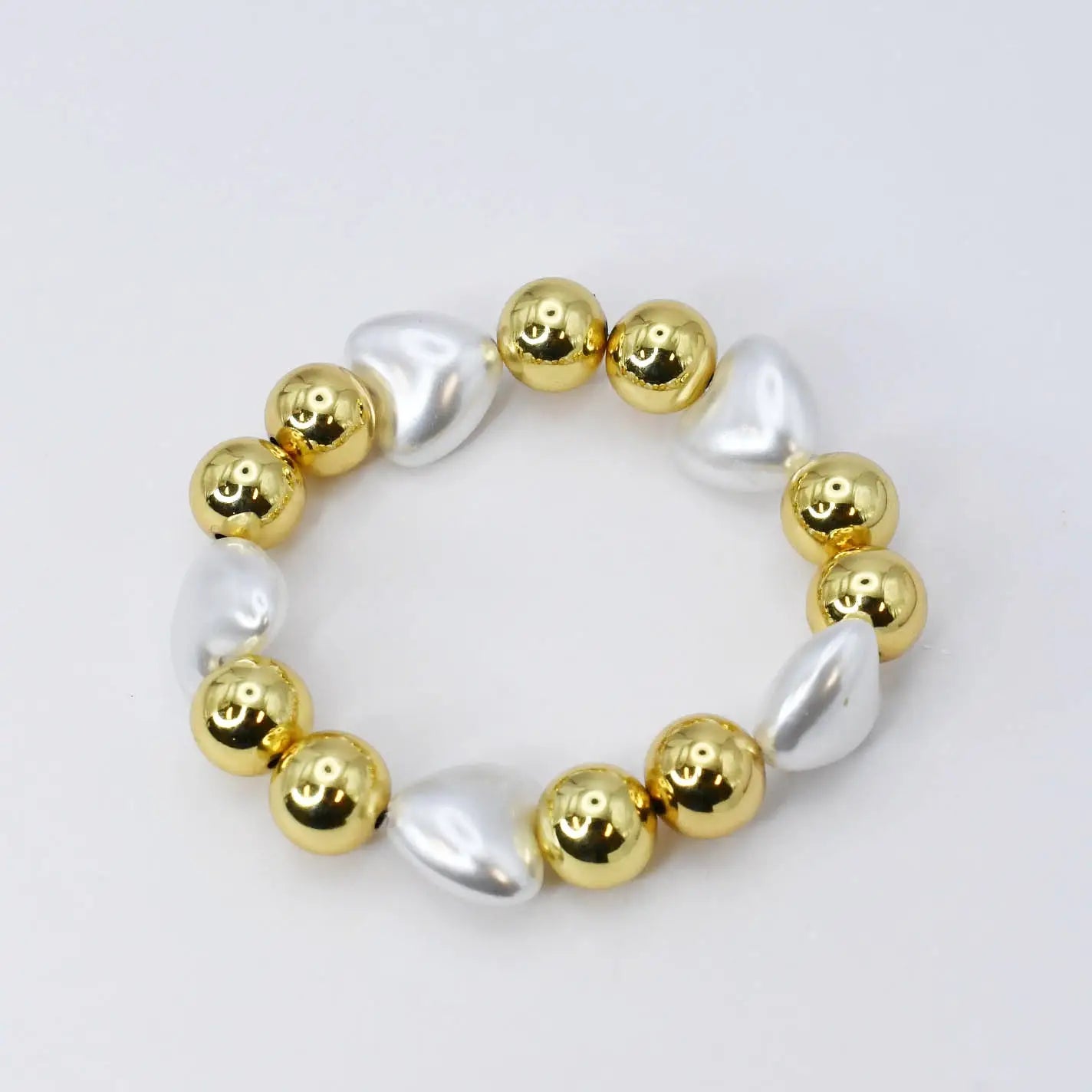 Chunky Beaded Love Bracelet