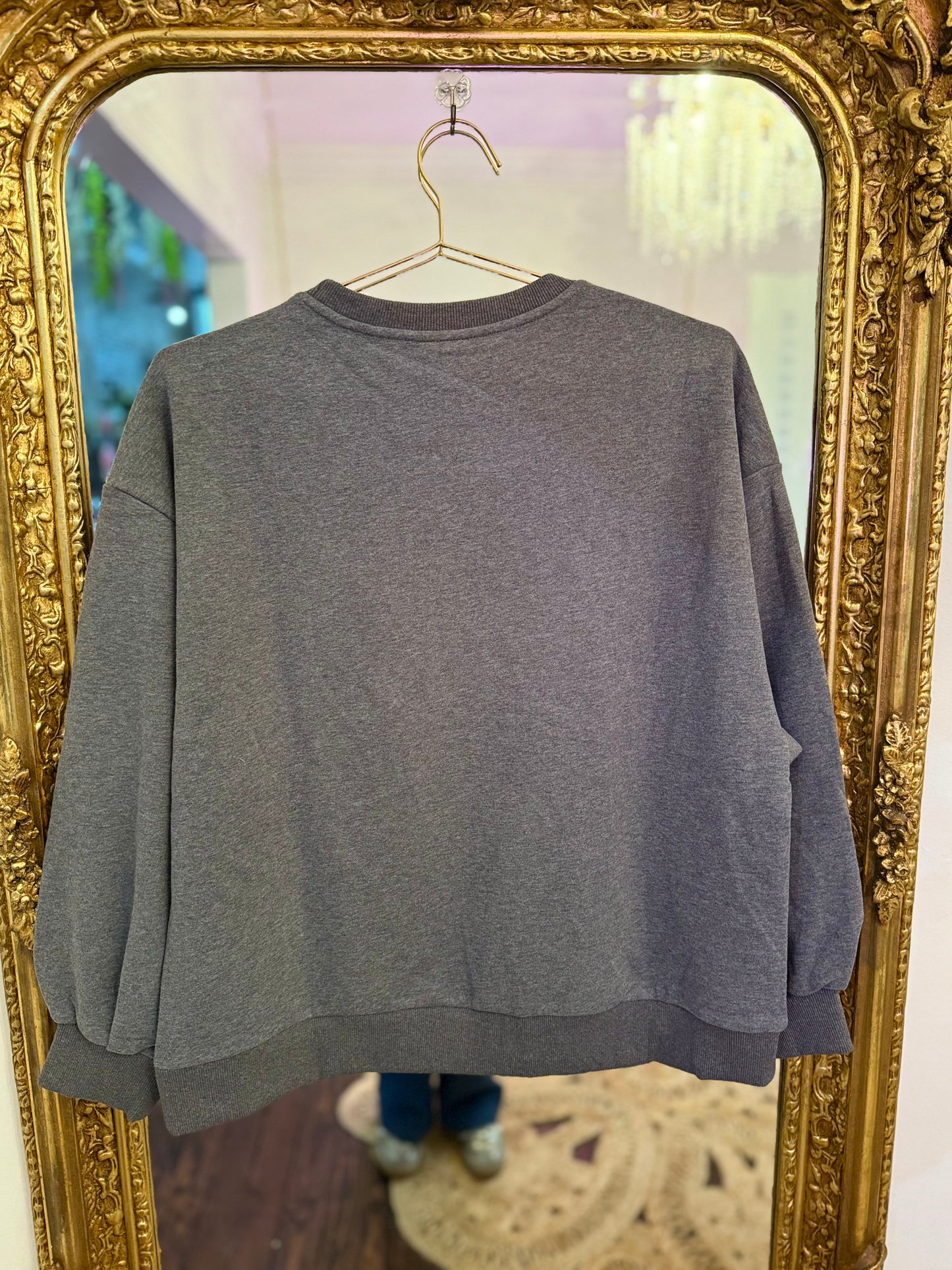 Charcoal & Plaid 'Witchy' Sweatshirt | Queen of Sparkles