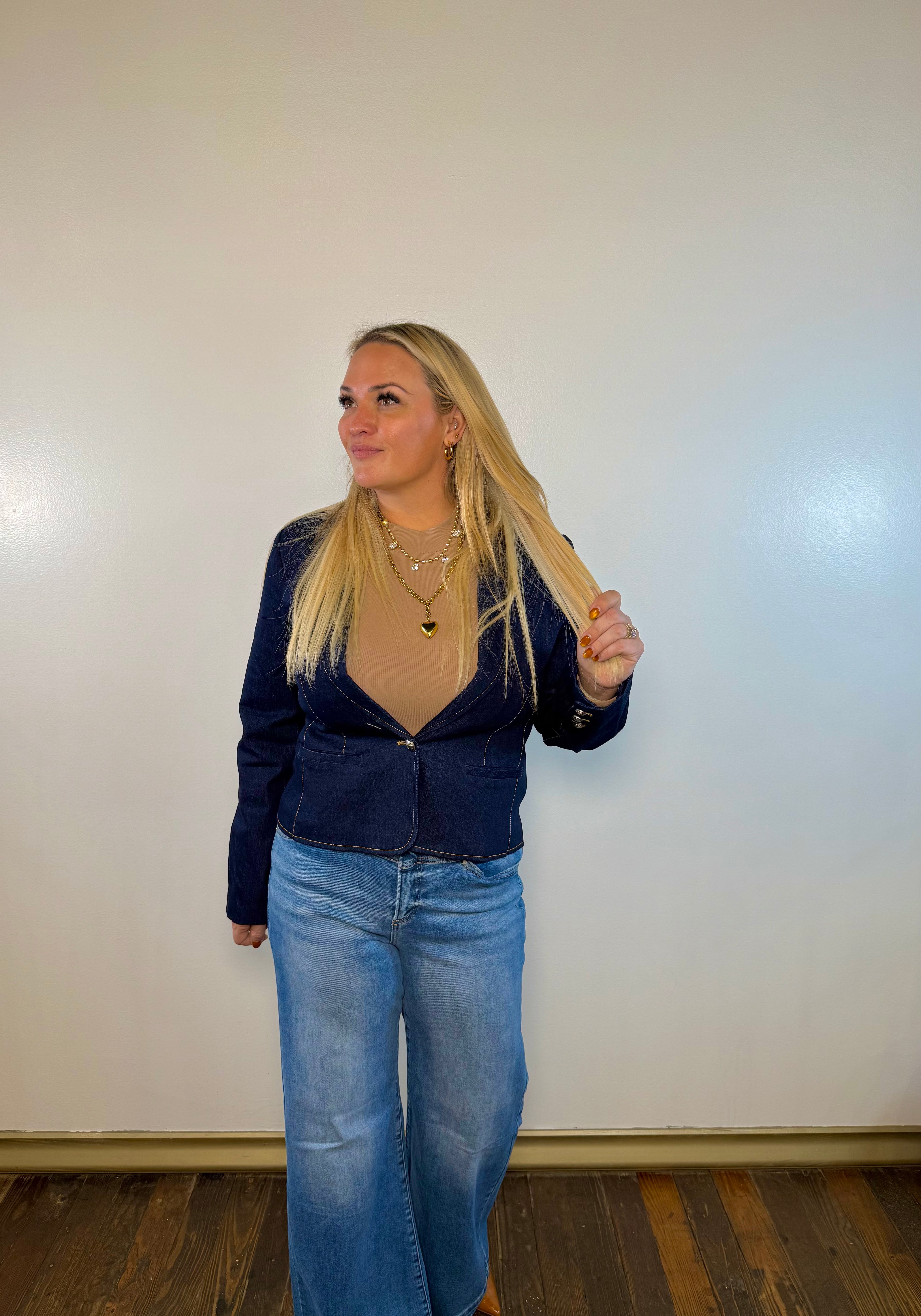 Lynn Denim Blazer
