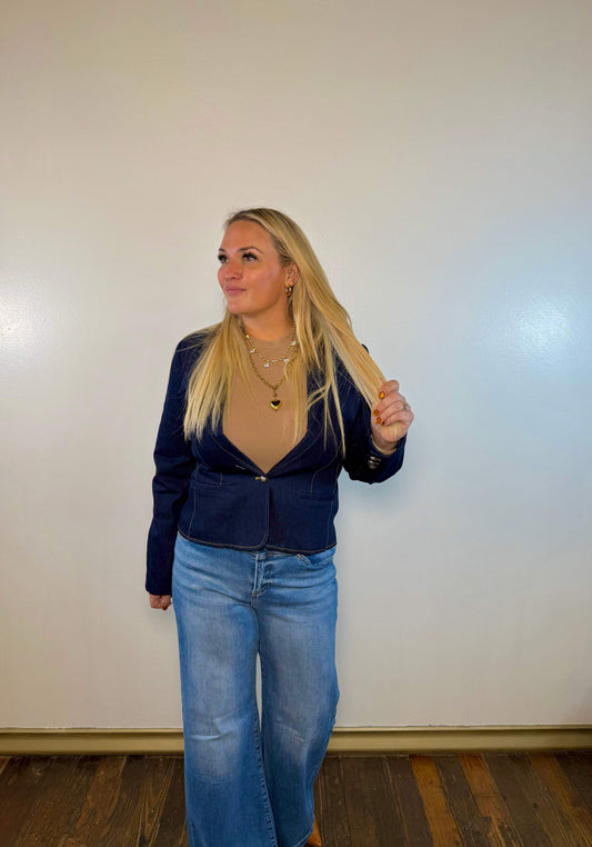 Lynn Denim Blazer