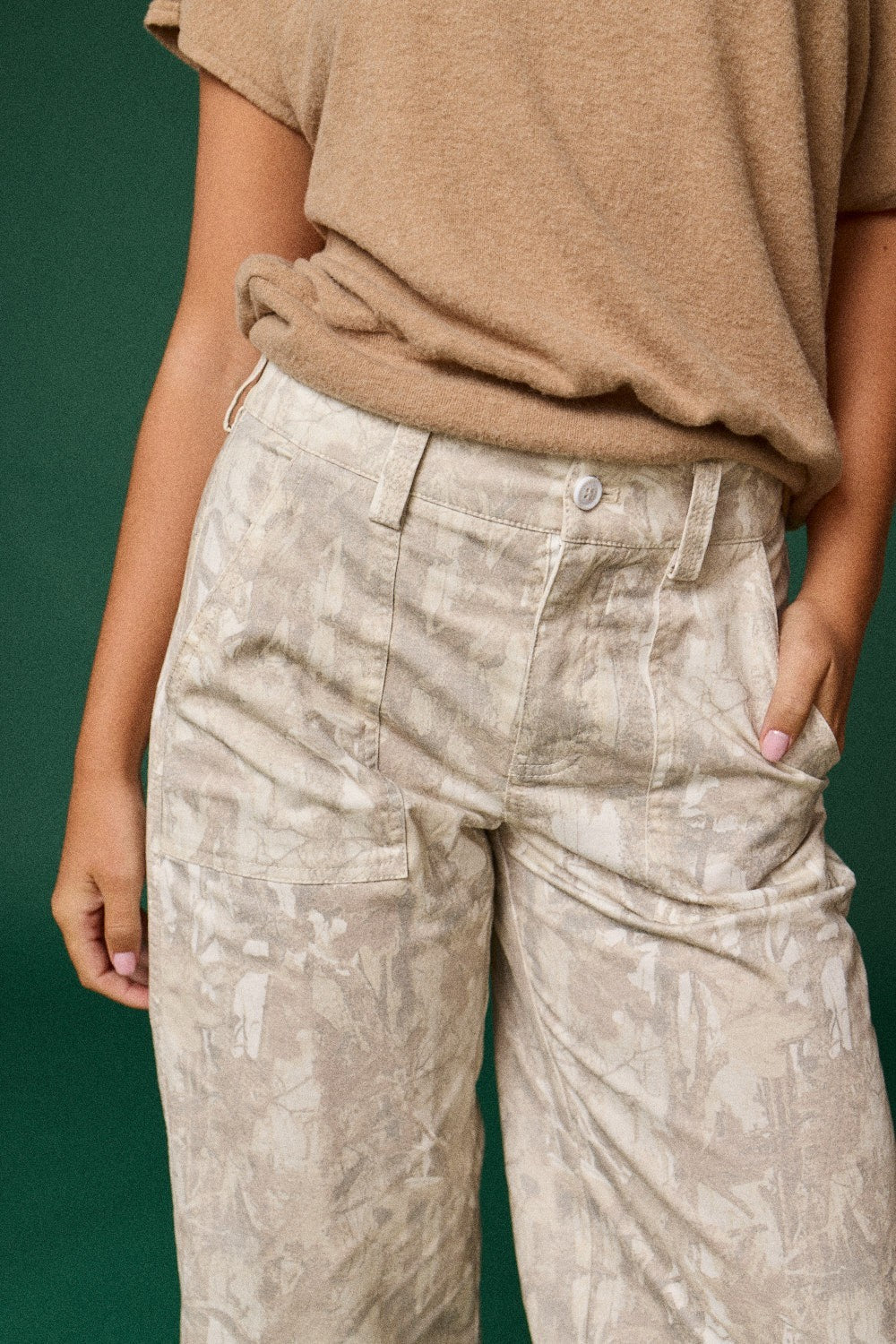 Long Light Camouflage Pants