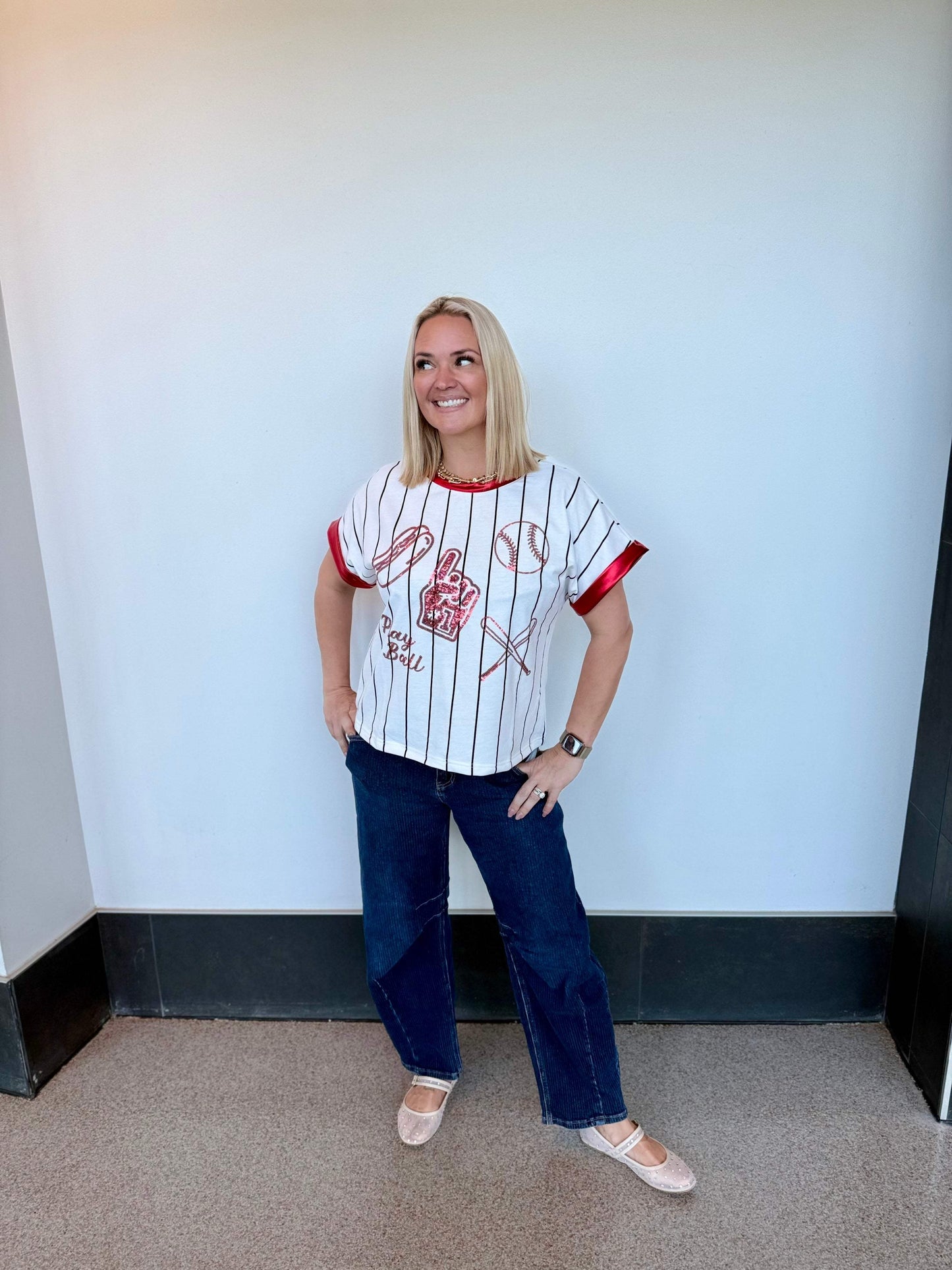 Slouchy Crop Barrel Textured Jeans | Risen Jeans | PLUS SIZE AVAILABLE