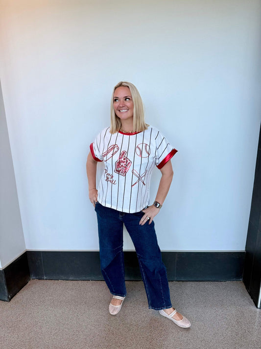 Slouchy Crop Barrel Textured Jeans | Risen Jeans | PLUS SIZE AVAILABLE