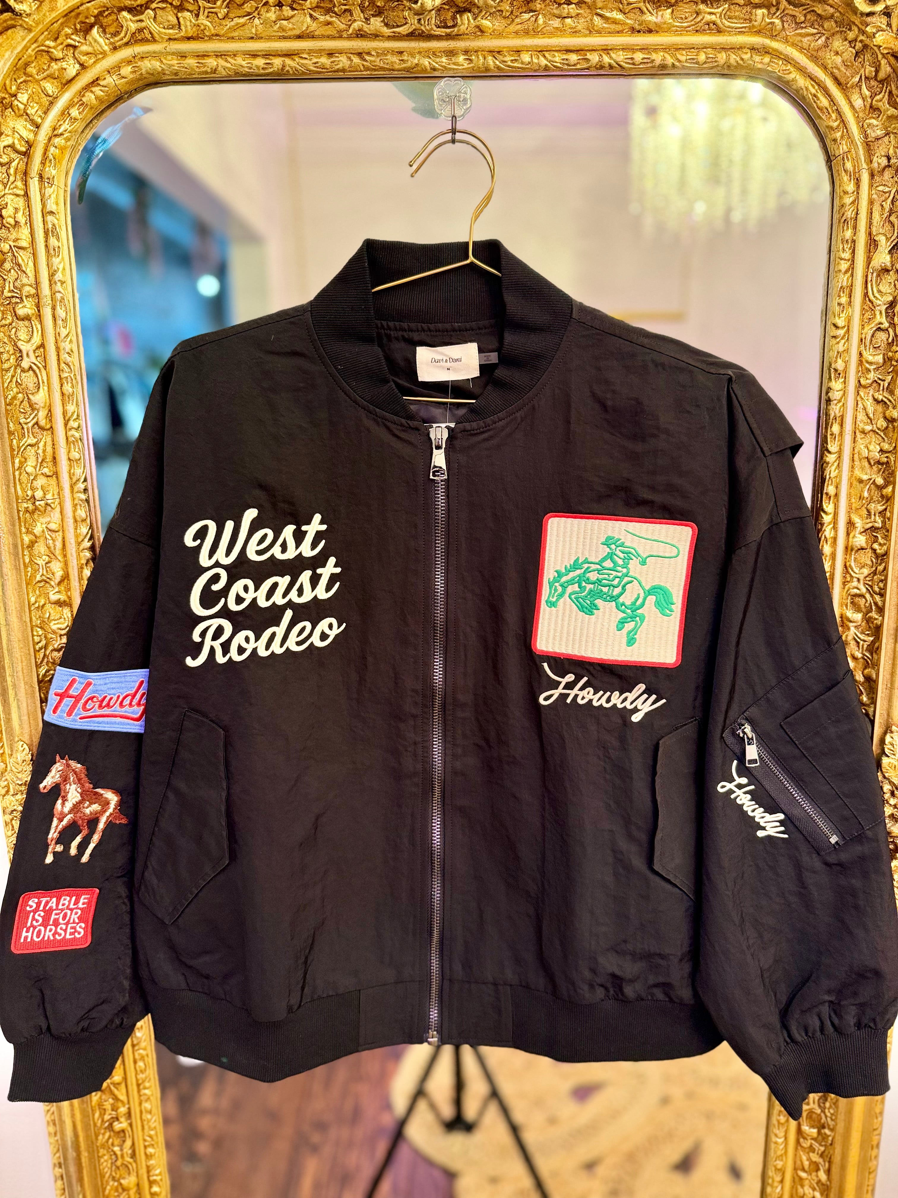 West Coast Rodeo Bomber Jacket | PLUS SIZE AVAILABLE
