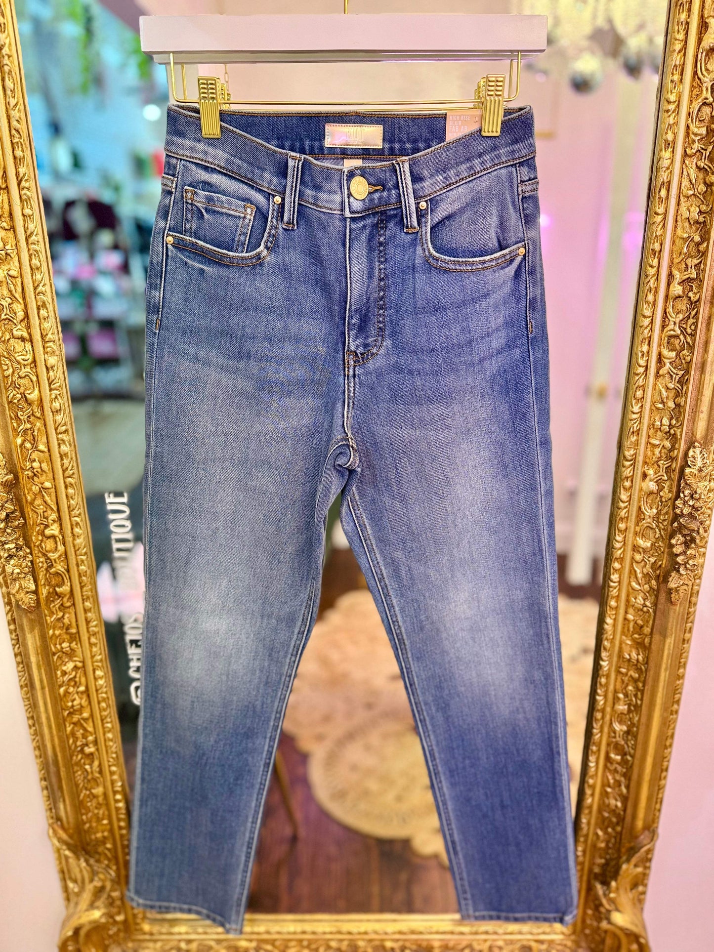 The Blair High Rise Fab AB Jeans - Thrive w/ Medium | Kut from the Kloth